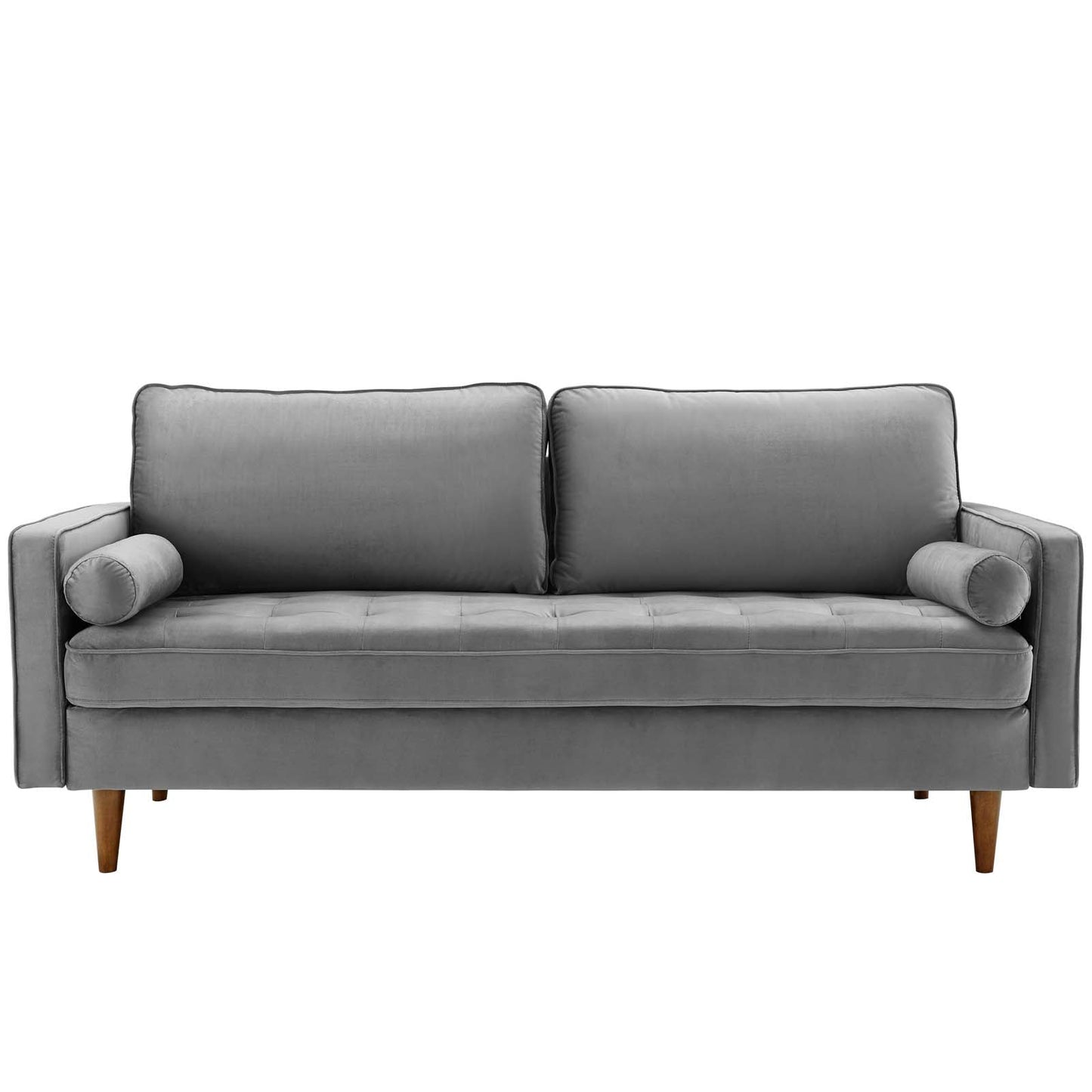 Valour Performance Velvet Sofa Gray EEI-3764-GRY