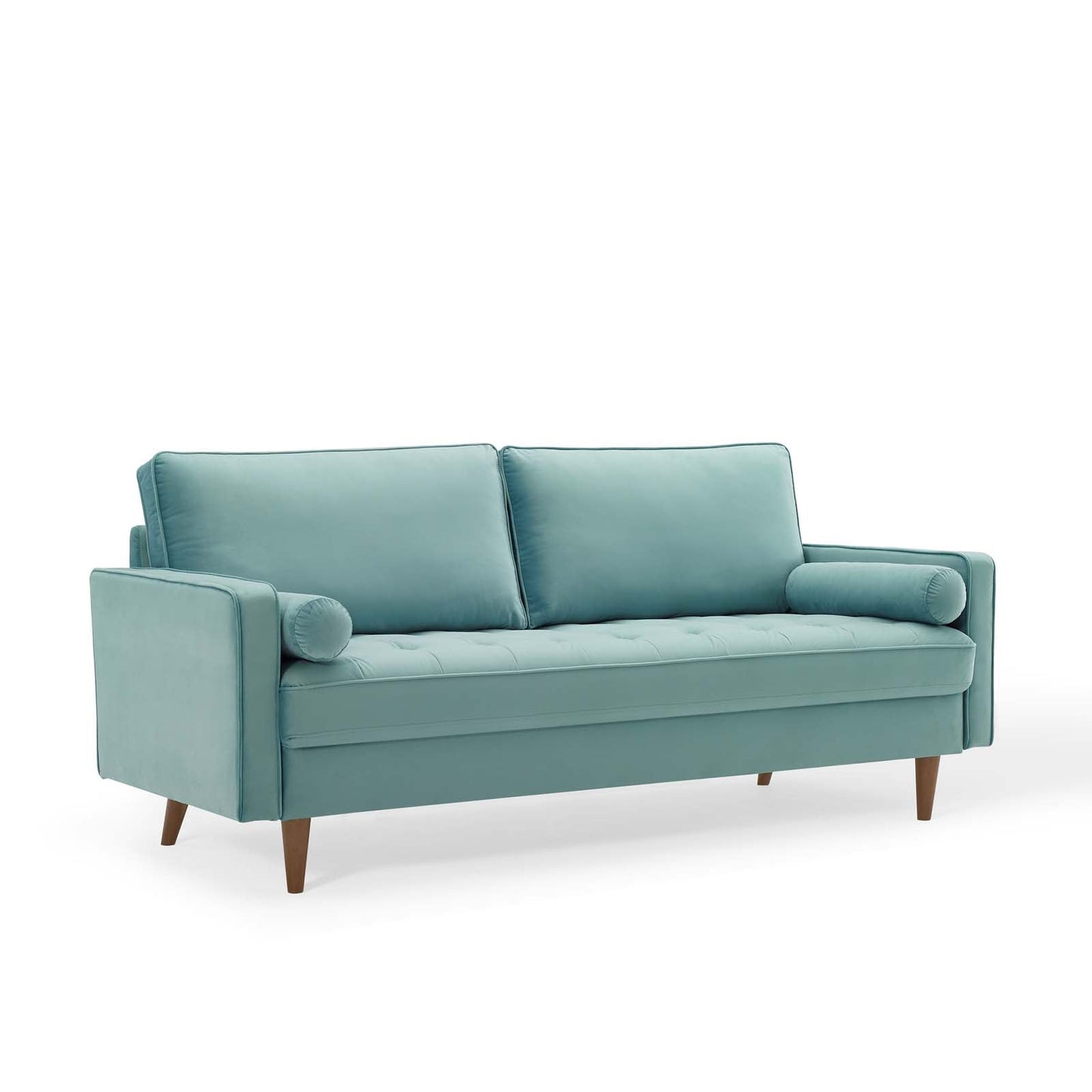 Valour Performance Velvet Sofa Mint EEI-3764-MIN