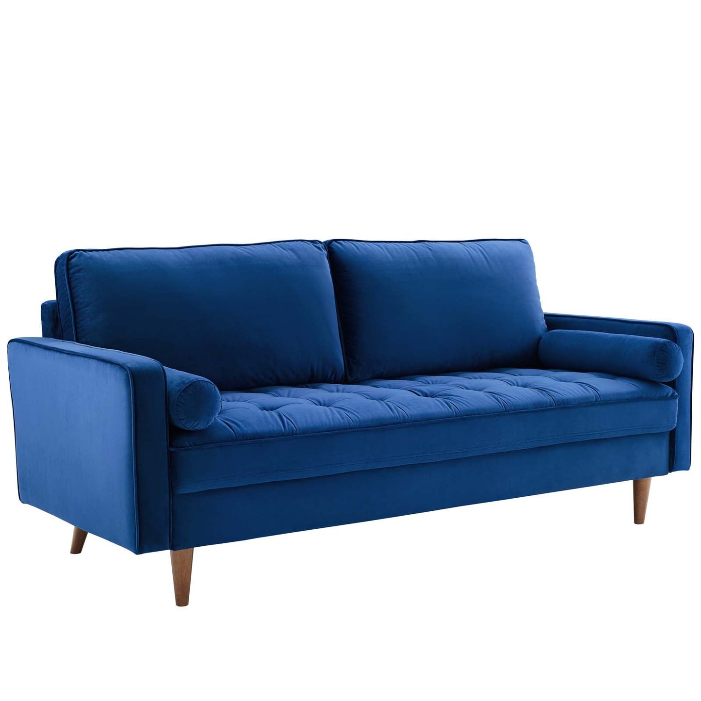 Valour Performance Velvet Sofa Navy EEI-3764-NAV