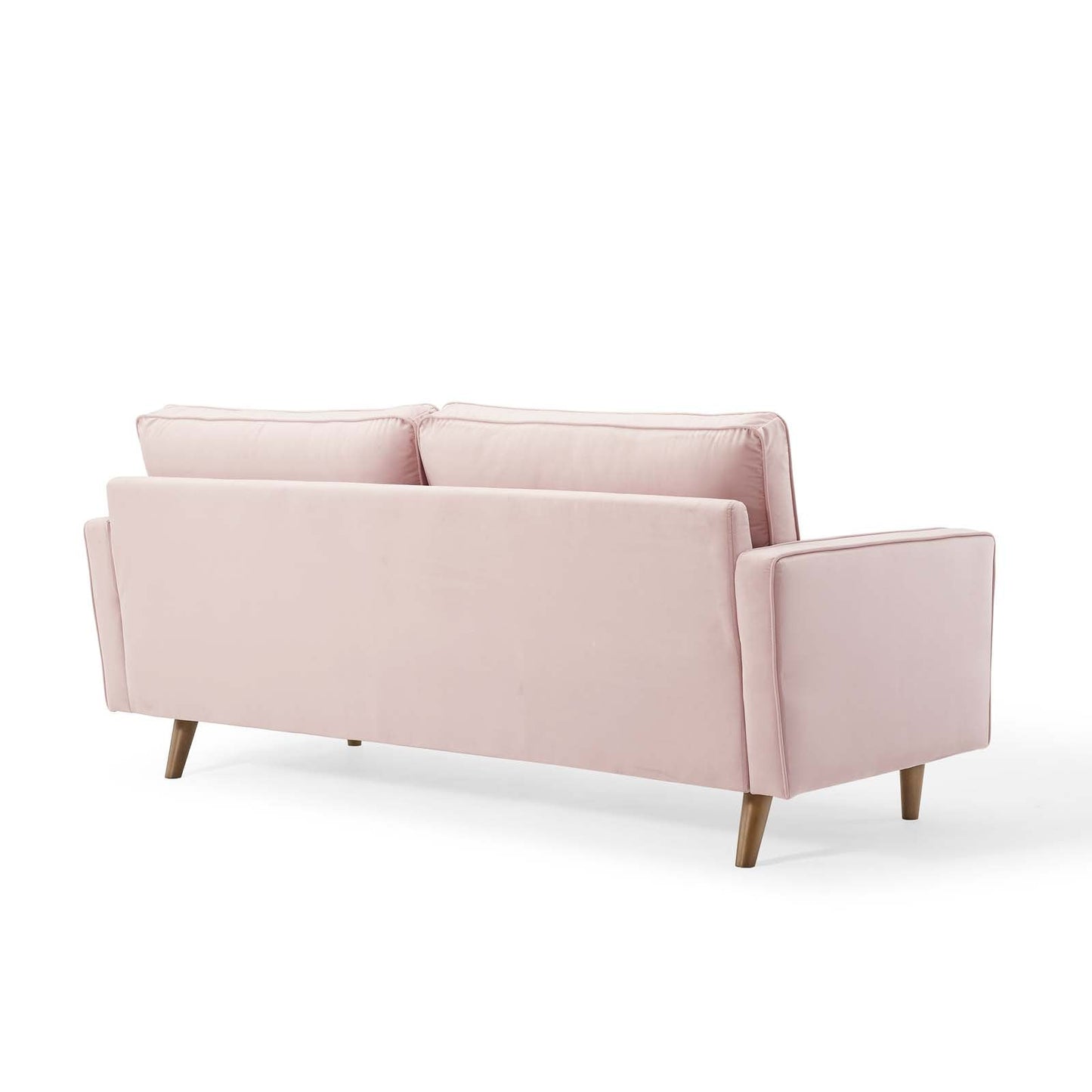 Valour Performance Velvet Sofa Pink EEI-3764-PNK