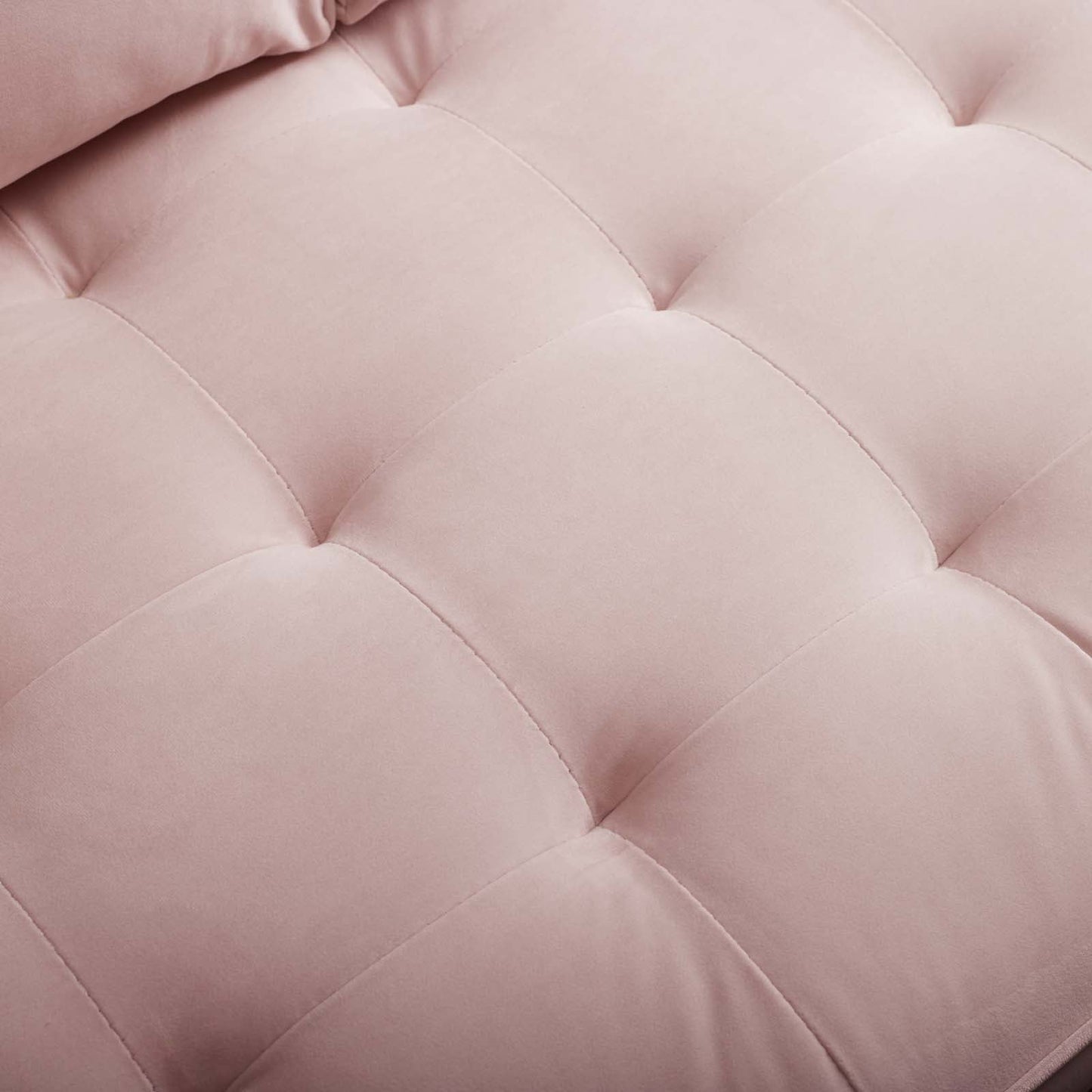 Valour Performance Velvet Sofa Pink EEI-3764-PNK