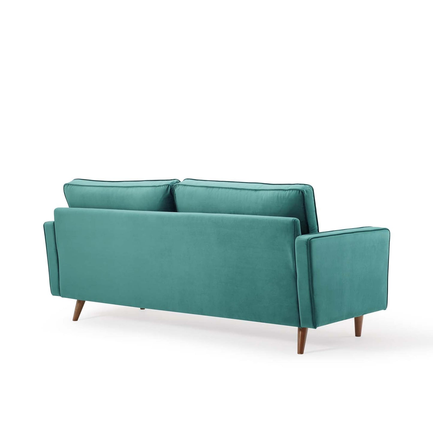 Valour Performance Velvet Sofa Teal EEI-3764-TEA