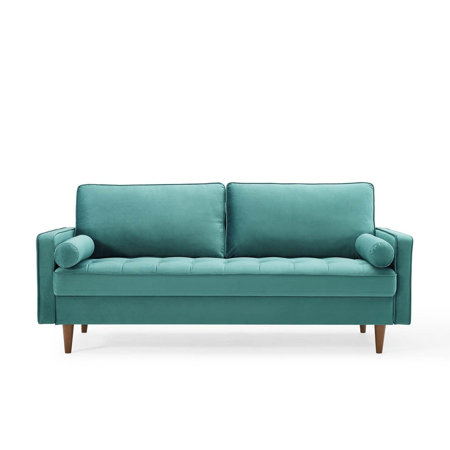 Valour Performance Velvet Sofa Teal EEI-3764-TEA