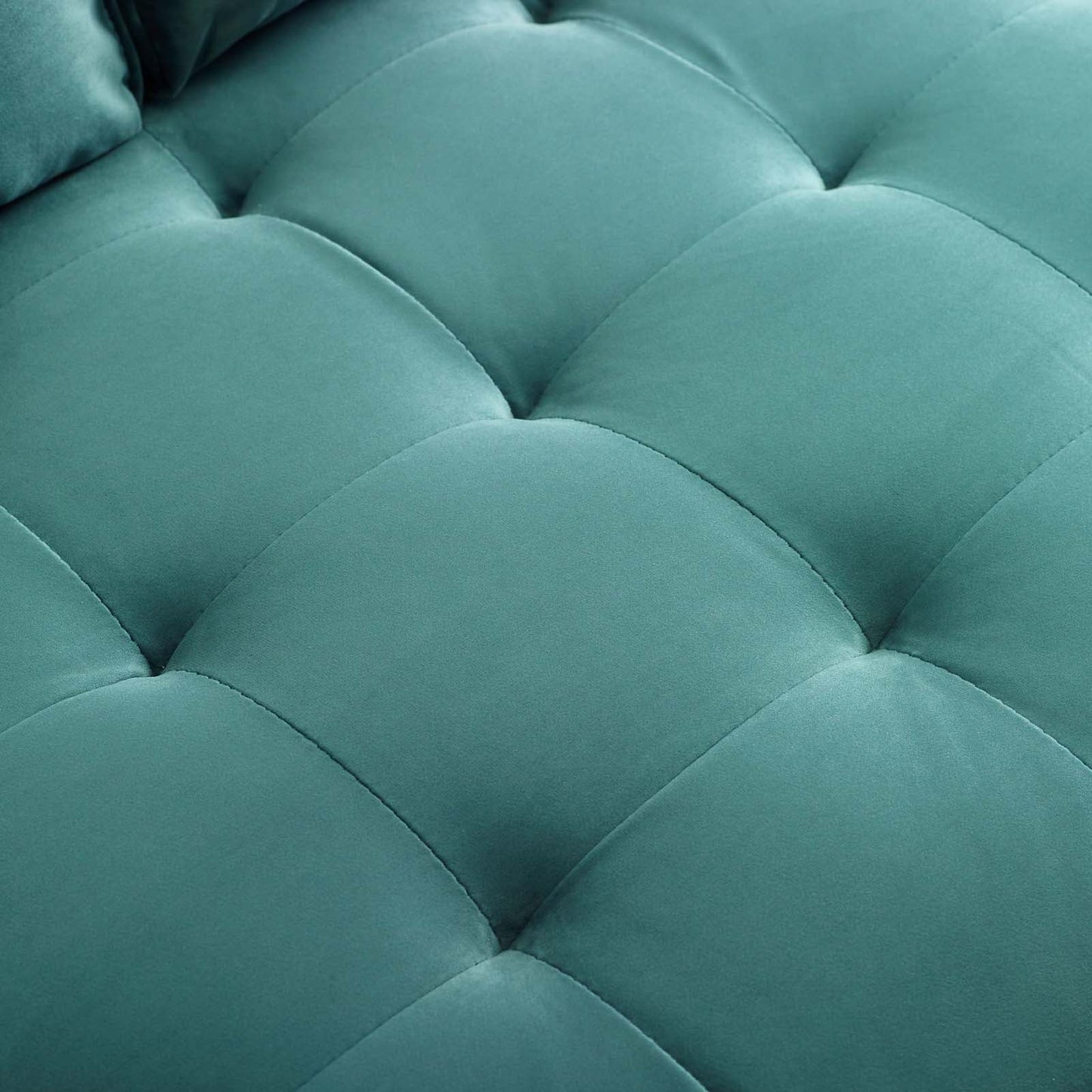 Valour Performance Velvet Sofa Teal EEI-3764-TEA