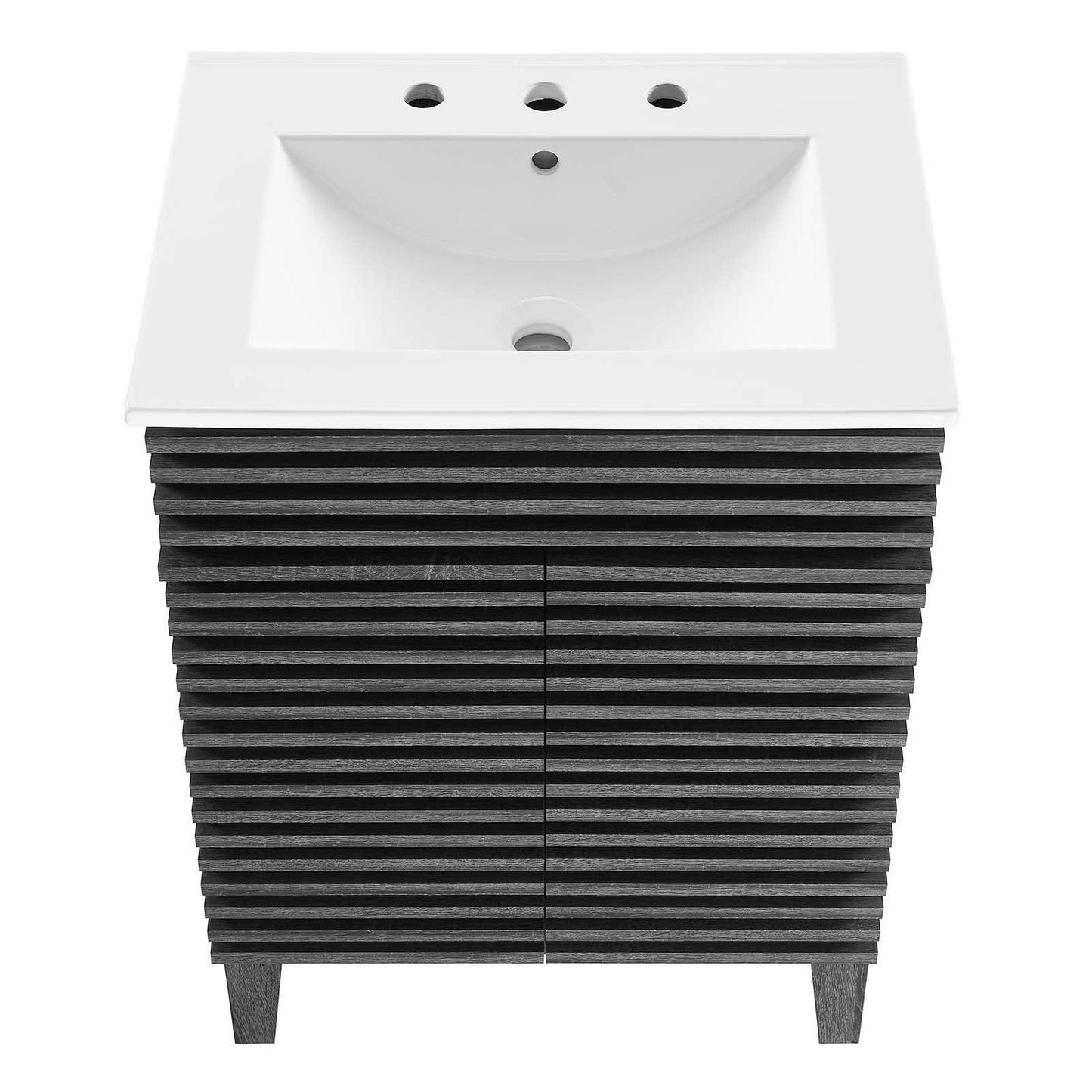 Render Bathroom Vanity Charcoal White EEI-3860-CHA-WHI