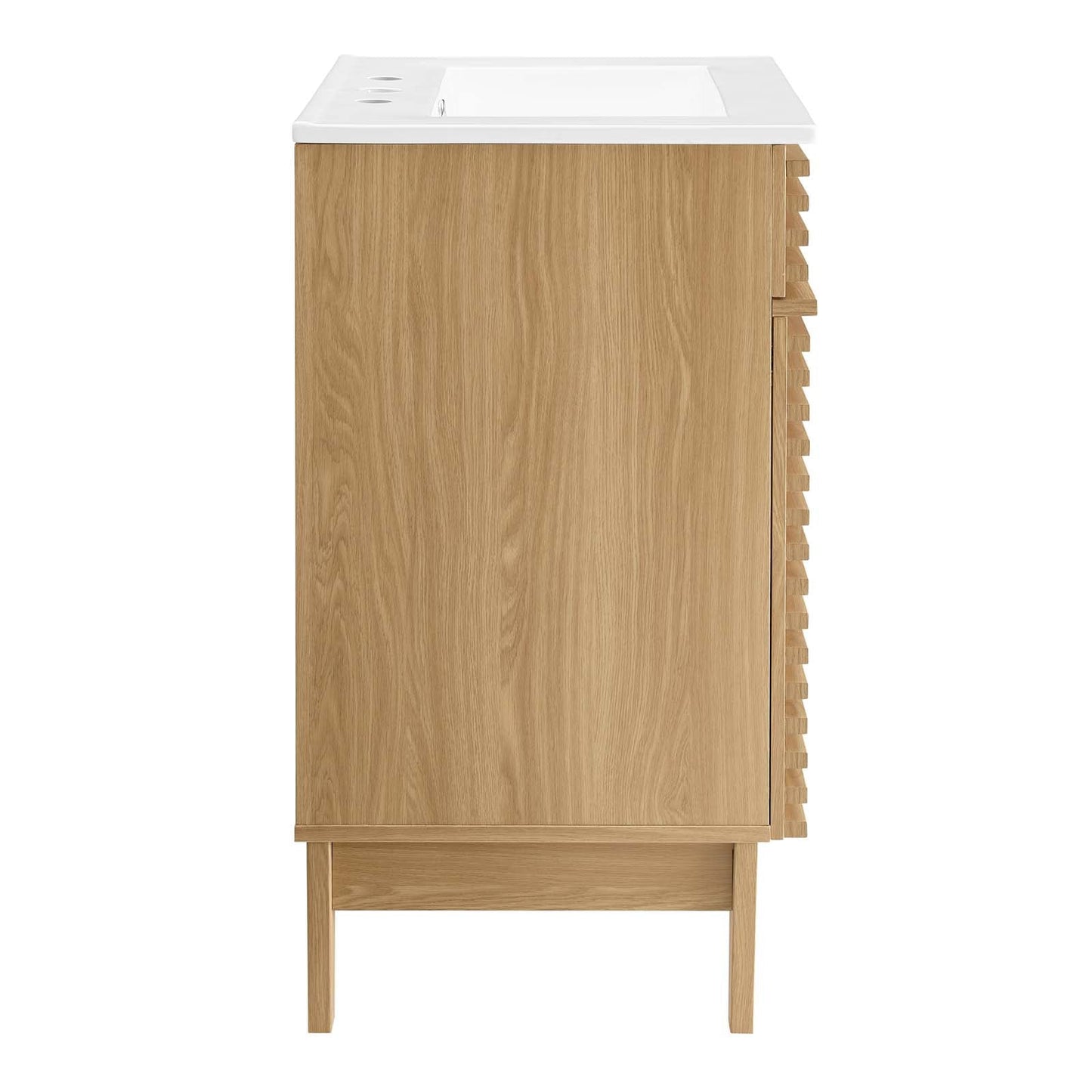 Render Bathroom Vanity Oak White EEI-3860-OAK-WHI