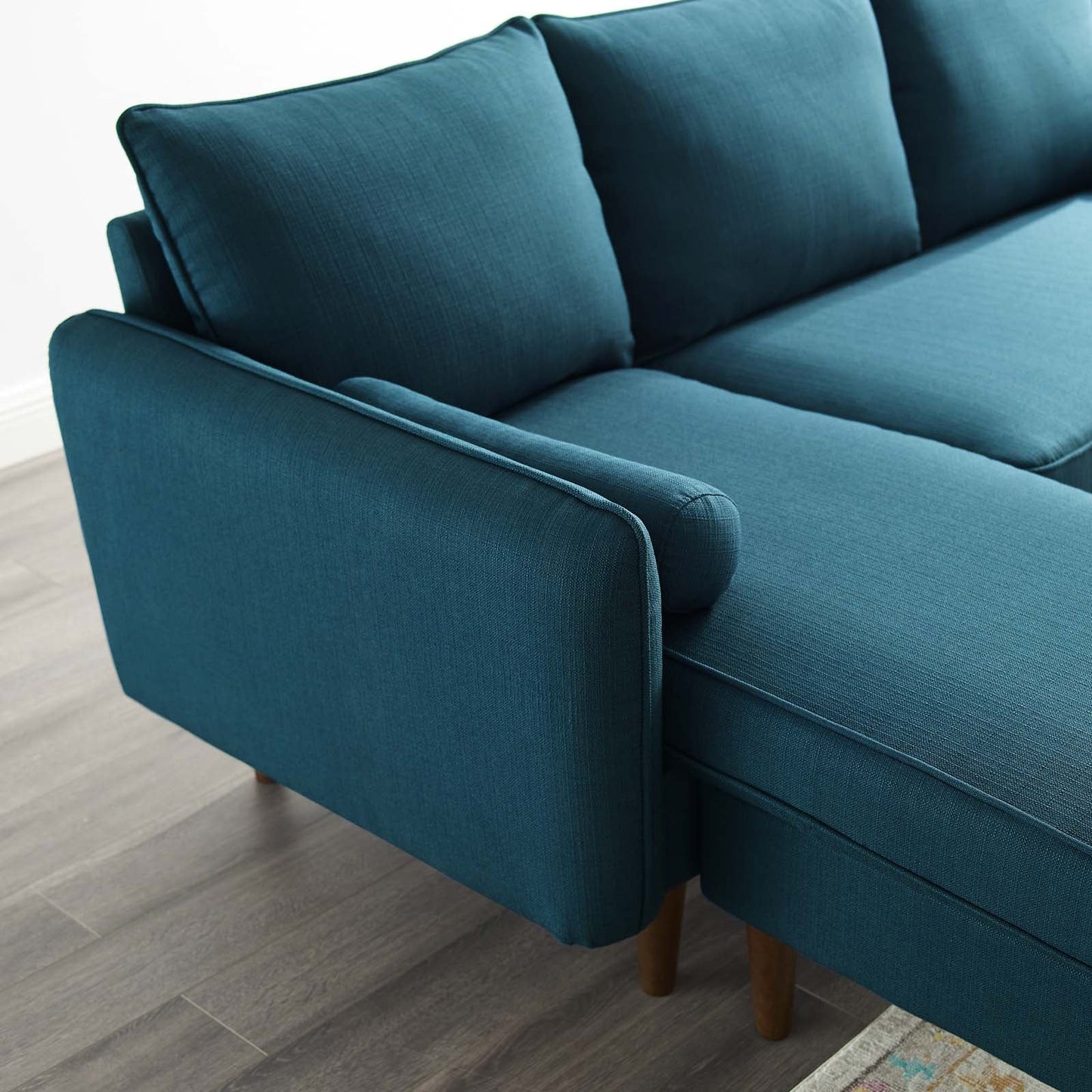 Revive Upholstered Right or Left Sectional Sofa Azure EEI-3867-AZU