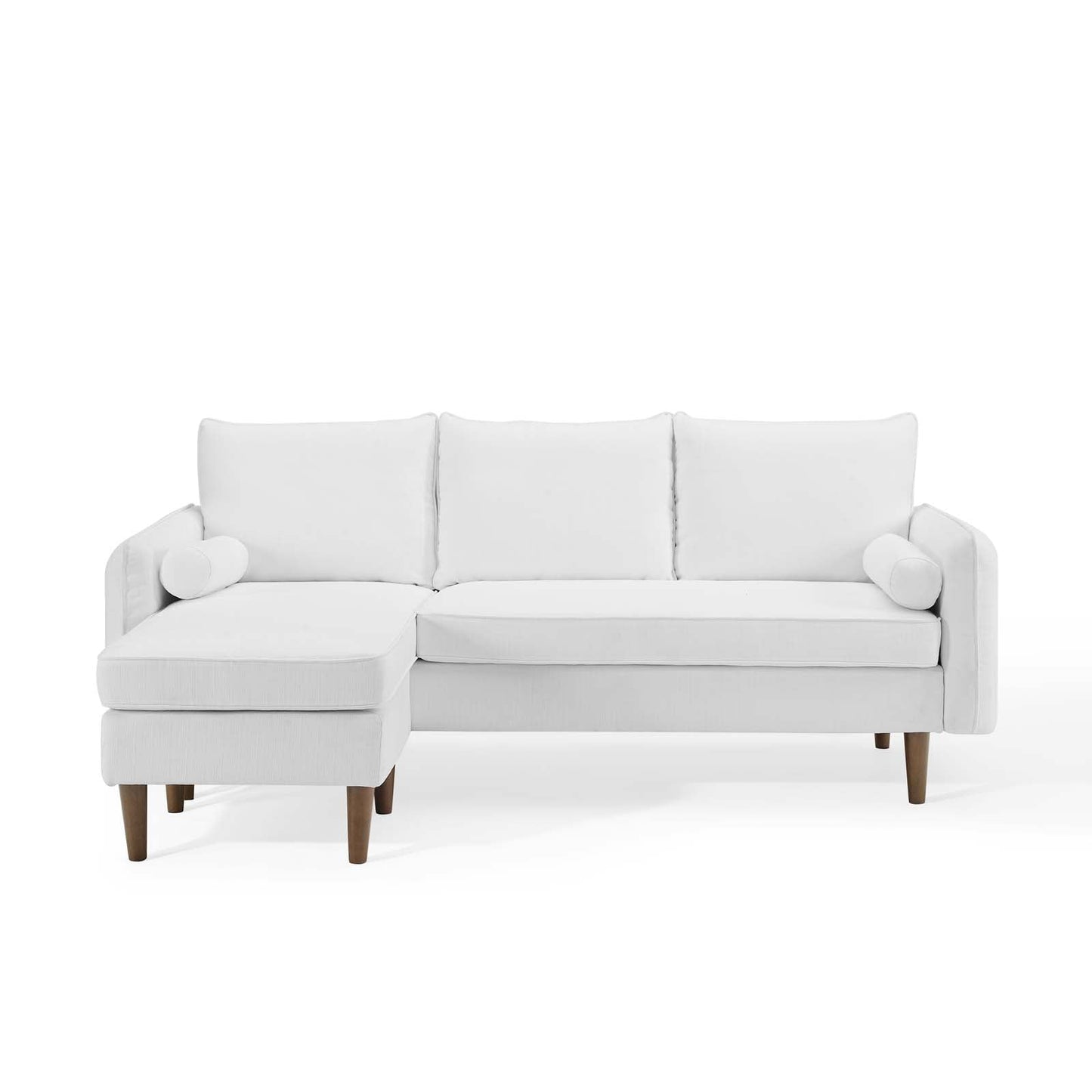 Revive Upholstered Right or Left Sectional Sofa White EEI-3867-WHI