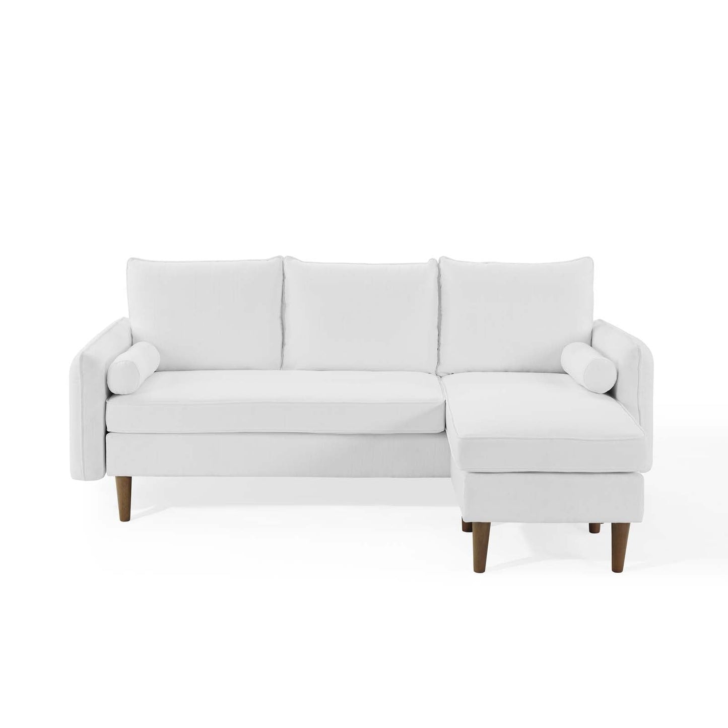 Revive Upholstered Right or Left Sectional Sofa White EEI-3867-WHI