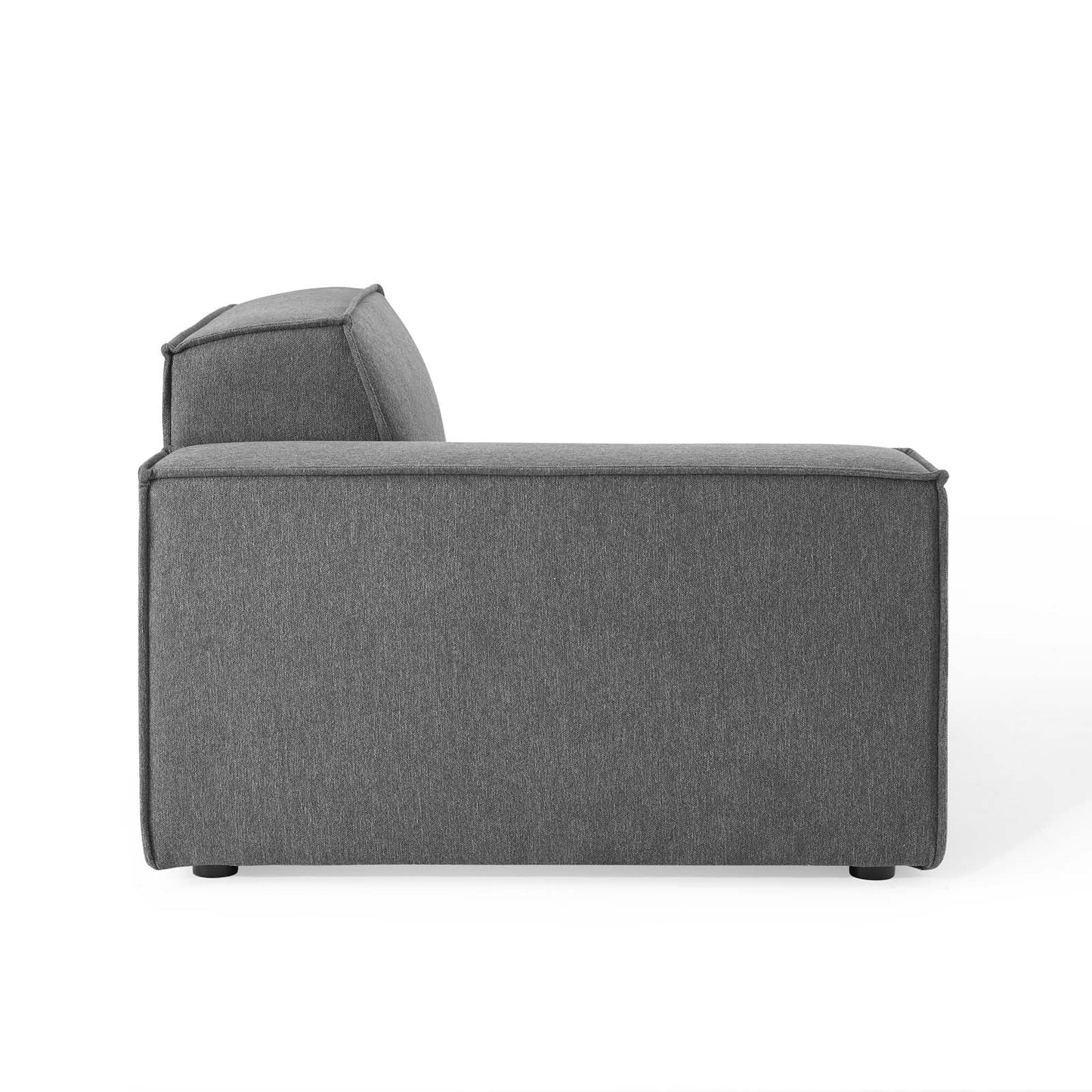 Restore Left-Arm Sectional Sofa Chair Charcoal EEI-3869-CHA