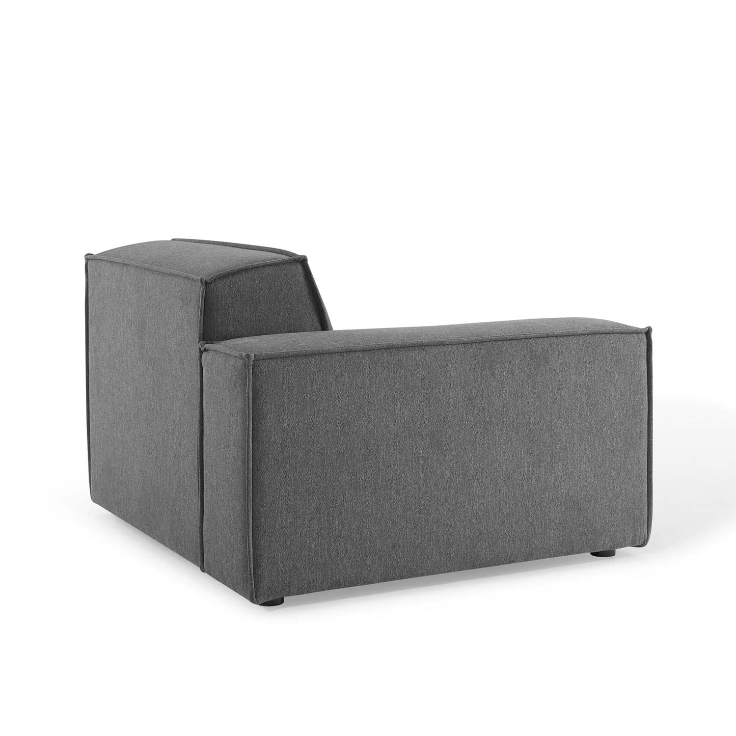 Restore Left-Arm Sectional Sofa Chair Charcoal EEI-3869-CHA