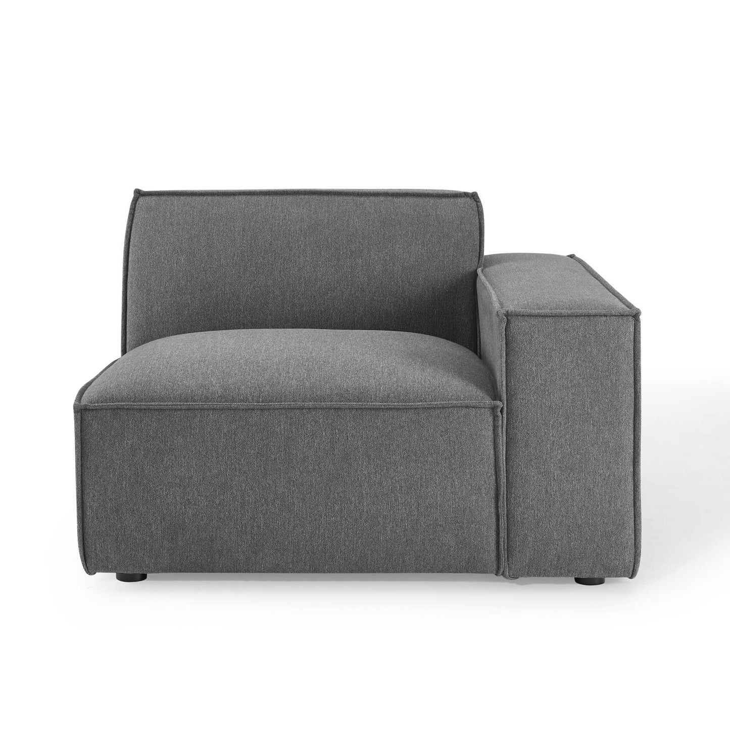 Restore Right-Arm Sectional Sofa Chair Charcoal EEI-3870-CHA