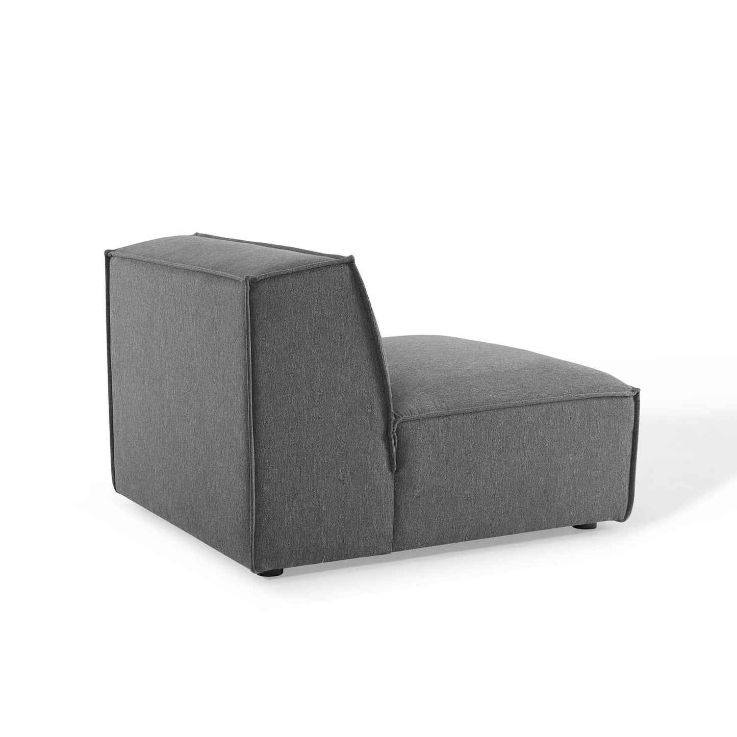 Restore Sectional Sofa Armless Chair Charcoal EEI-3872-CHA