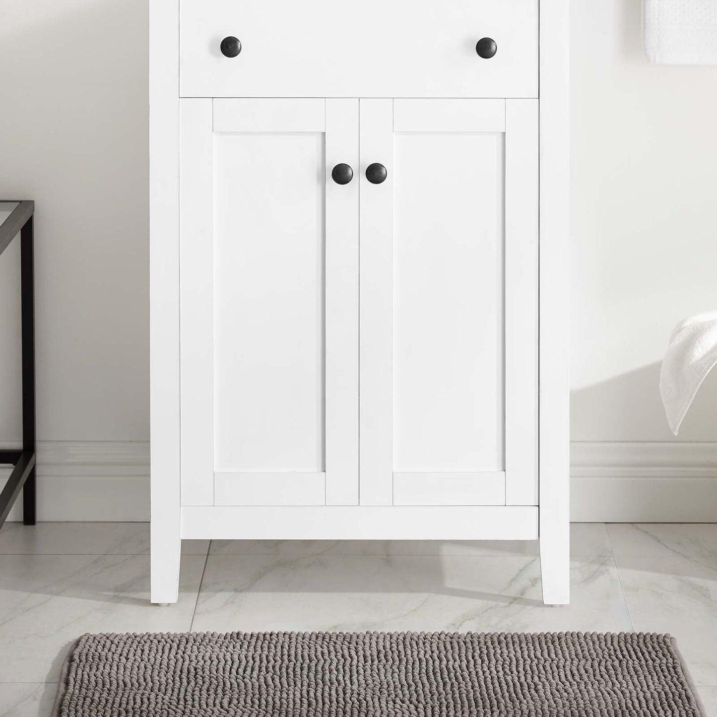 Nantucket 24" Bathroom Vanity Cabinet (Sink Basin Not Included) White EEI-3875-WHI