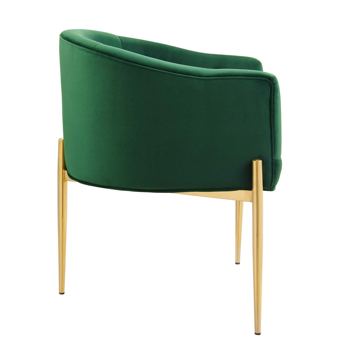 Savour Tufted Performance Velvet Accent Chair Emerald EEI-3903-EME