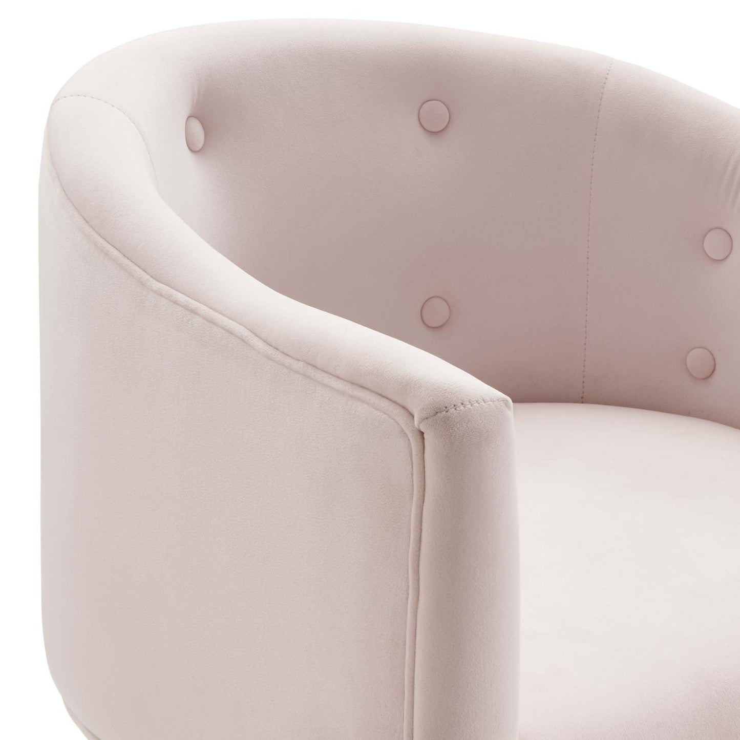 Savour Tufted Performance Velvet Accent Chair Pink EEI-3903-PNK