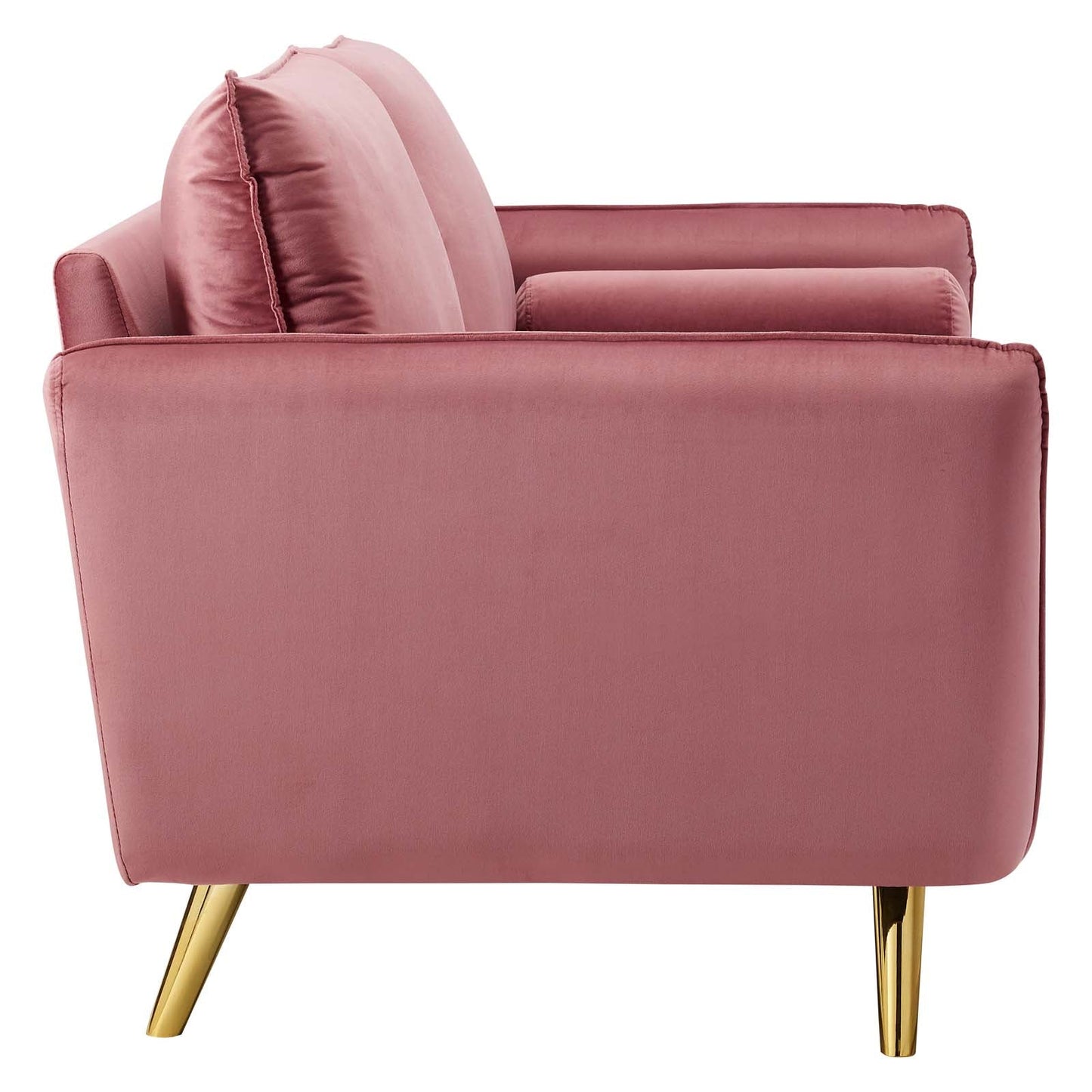 Revive Performance Velvet Sofa Dusty Rose EEI-3988-DUS