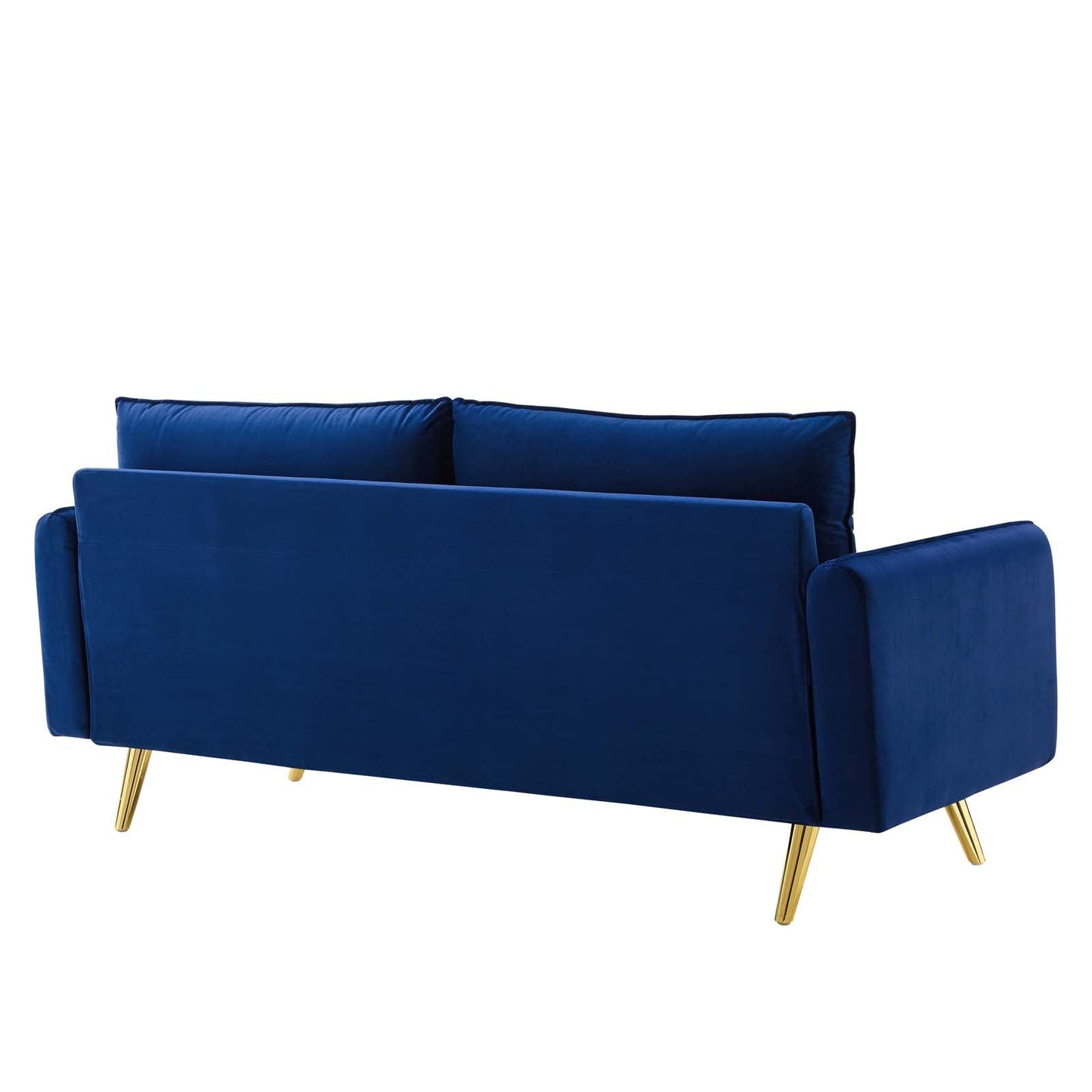 Revive Performance Velvet Sofa Navy EEI-3988-NAV