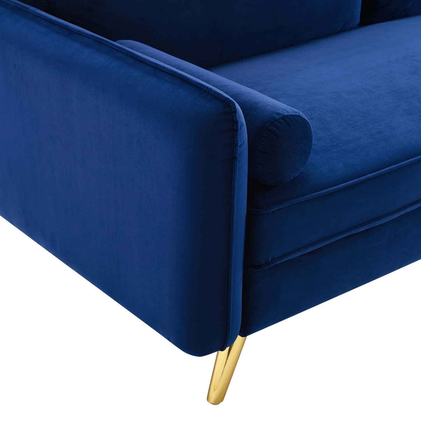 Revive Performance Velvet Sofa Navy EEI-3988-NAV