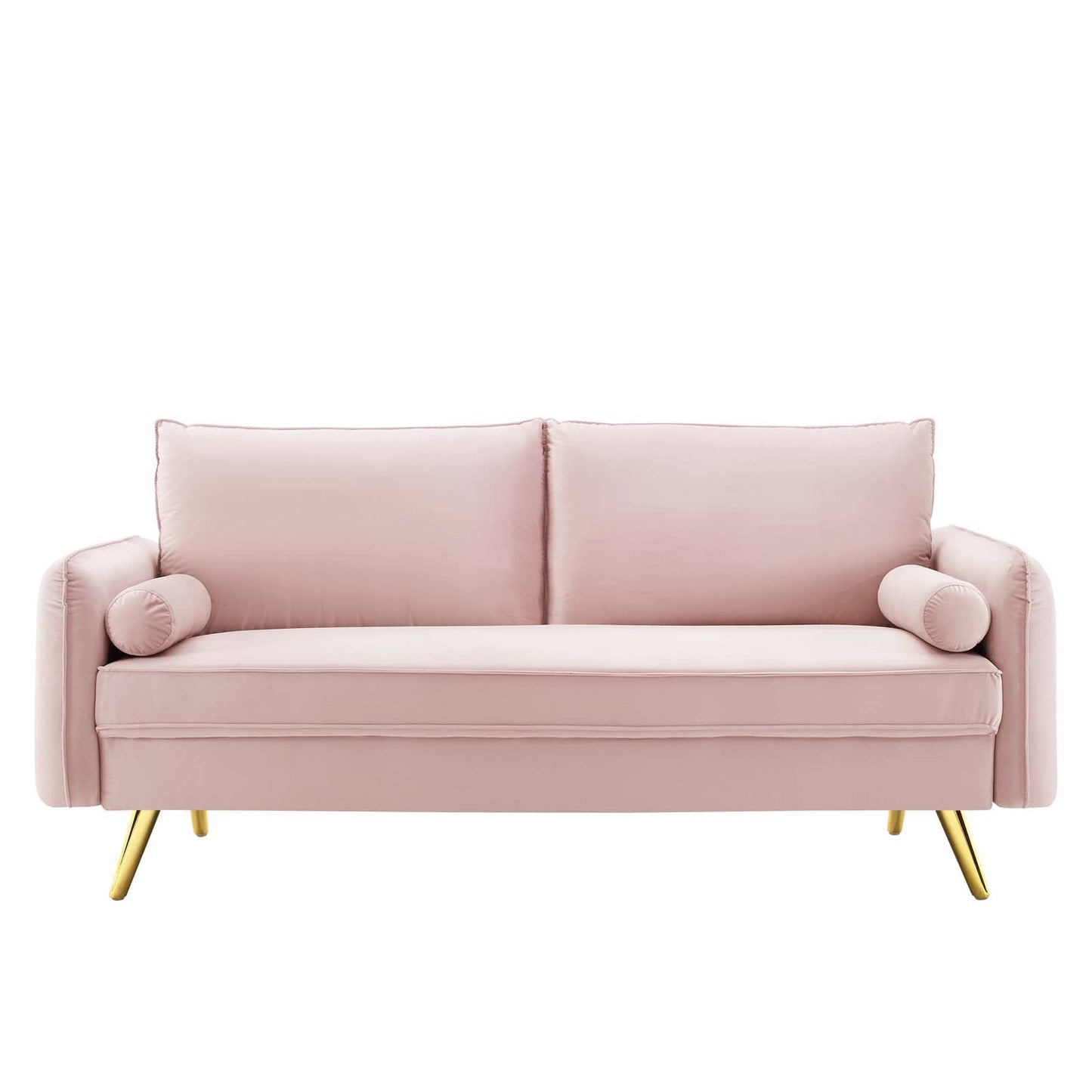 Revive Performance Velvet Sofa Pink EEI-3988-PNK