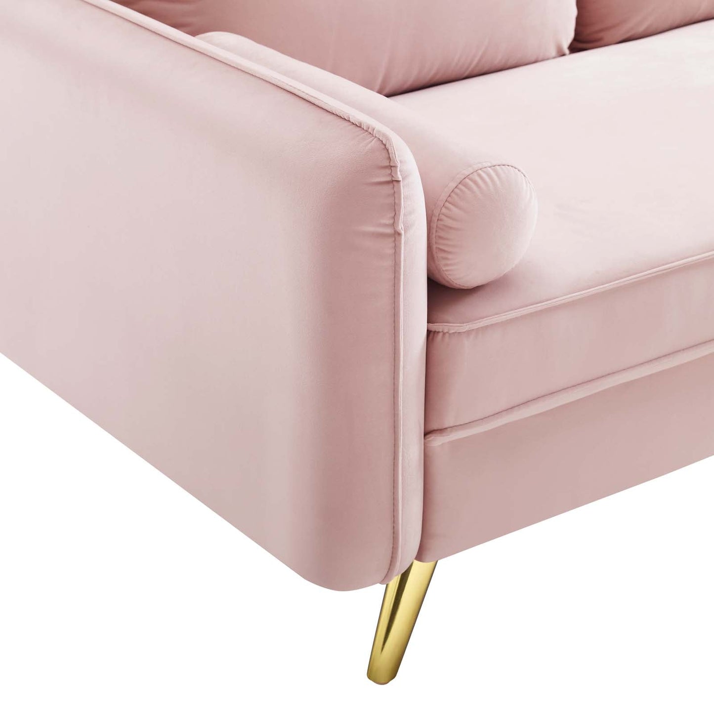 Revive Performance Velvet Sofa Pink EEI-3988-PNK