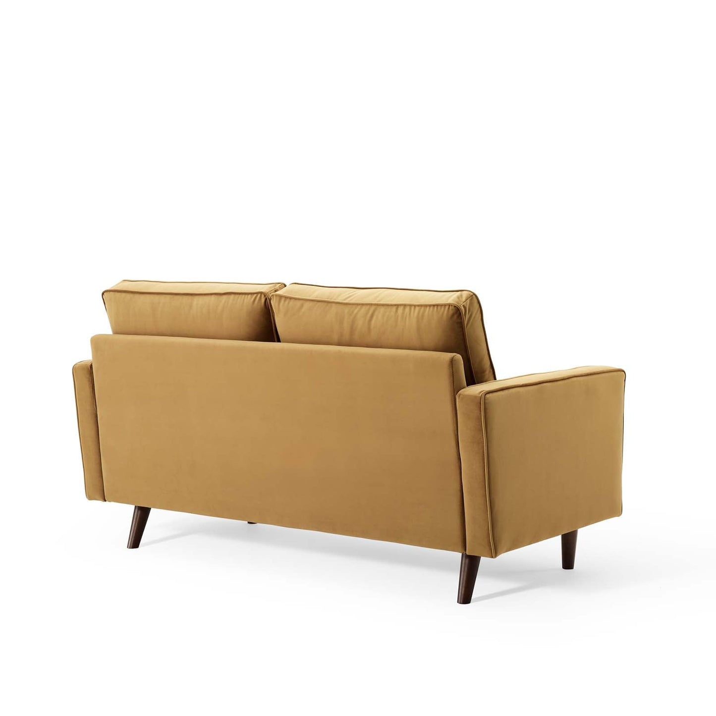 Valour Performance Velvet Loveseat Cognac EEI-4004-COG