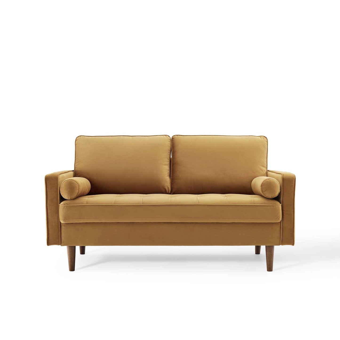 Valour Performance Velvet Loveseat Cognac EEI-4004-COG