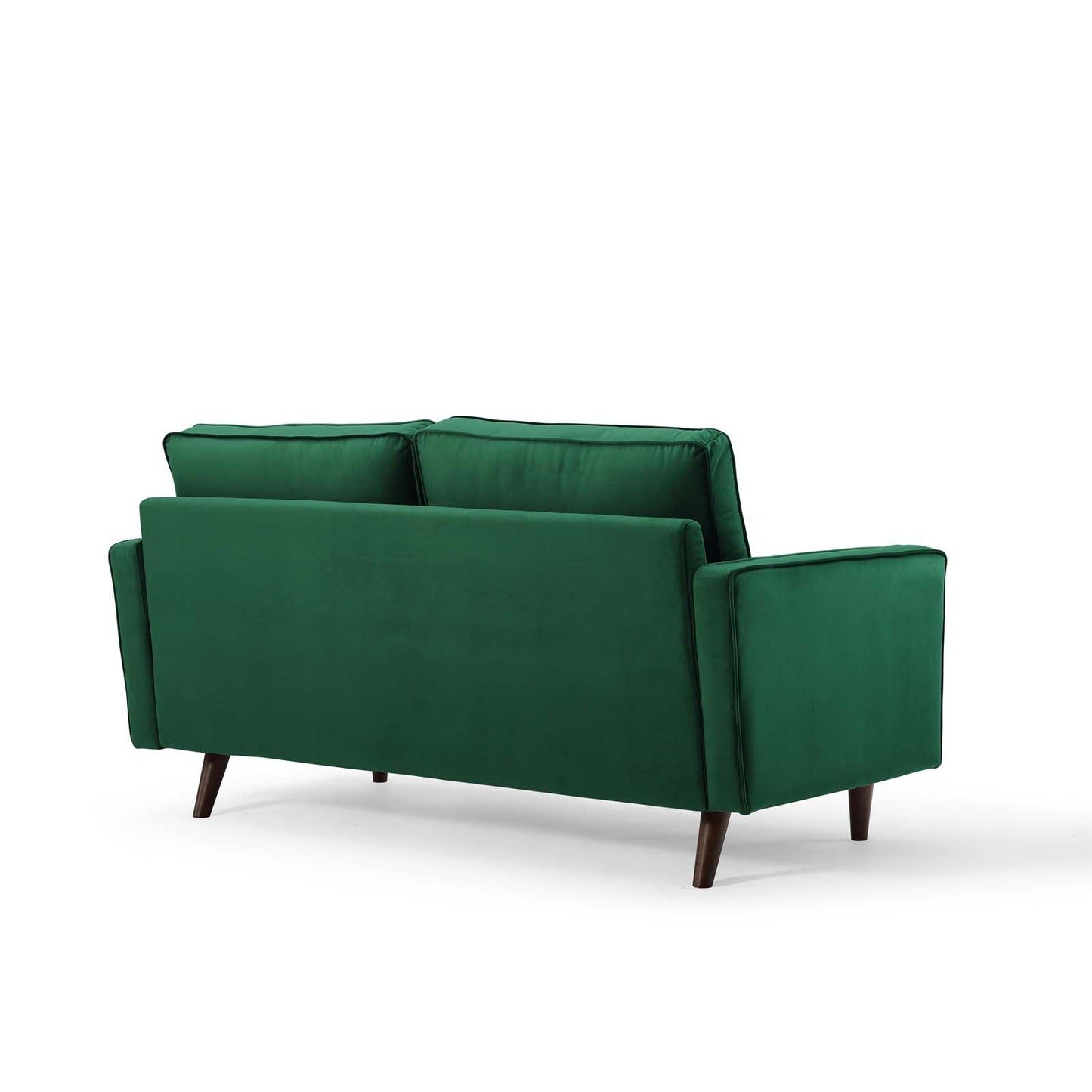 Valour Performance Velvet Loveseat Green EEI-4004-GRN