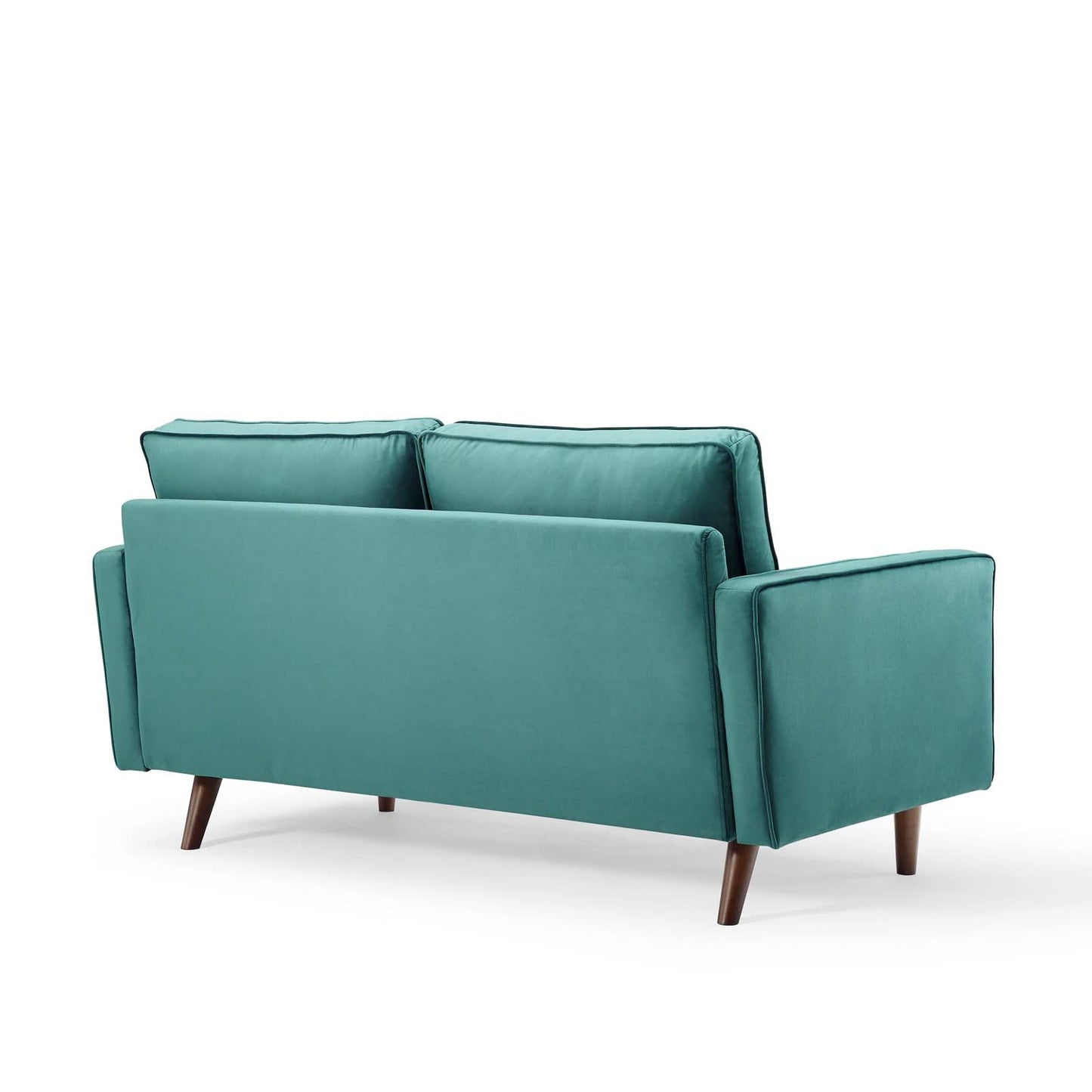 Valour Performance Velvet Loveseat Teal EEI-4004-TEA