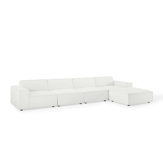 Restore 5-Piece Sectional Sofa White EEI-4115-WHI