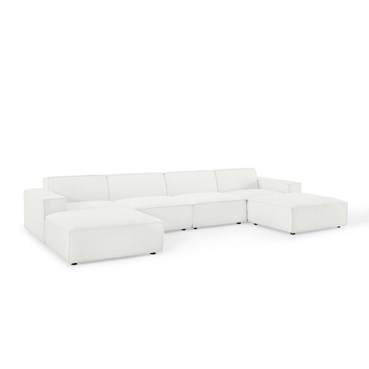 Restore 6-Piece Sectional Sofa White EEI-4116-WHI