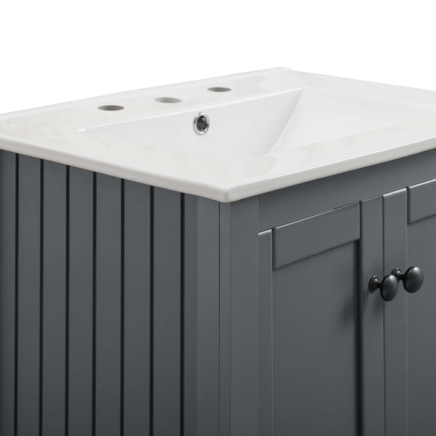 Prestige 24" Bathroom Vanity Gray White EEI-4246-GRY-WHI