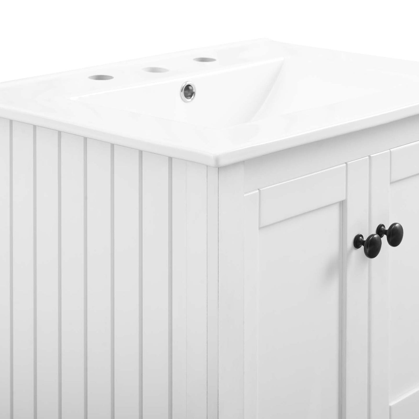 Prestige 24" Bathroom Vanity White White EEI-4246-WHI-WHI