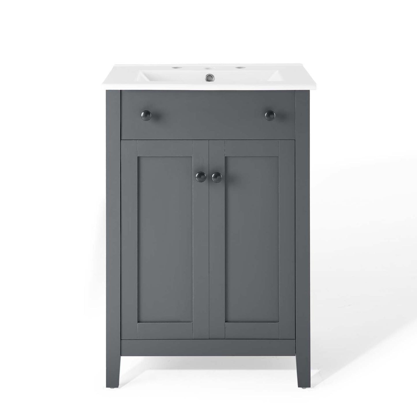 Nantucket 24" Bathroom Vanity Gray White EEI-4250-GRY-WHI