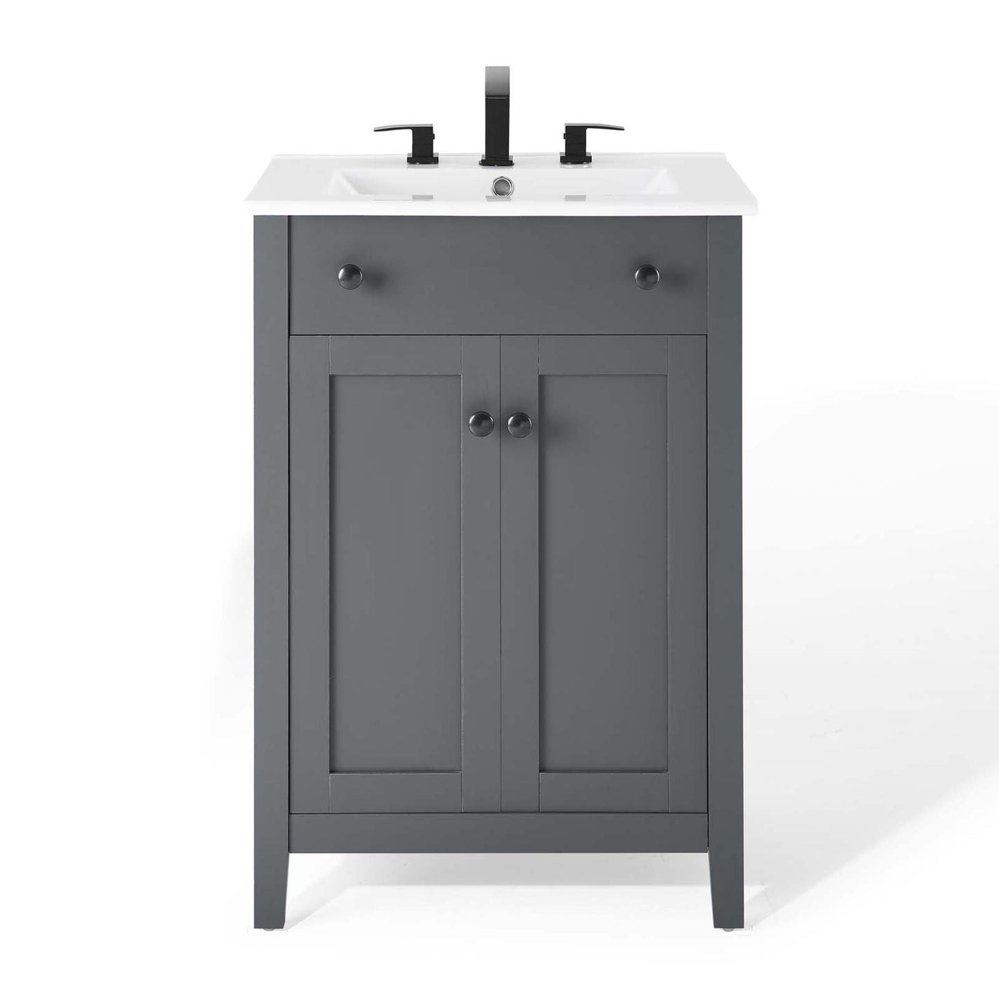 Nantucket 24" Bathroom Vanity Gray White EEI-4250-GRY-WHI