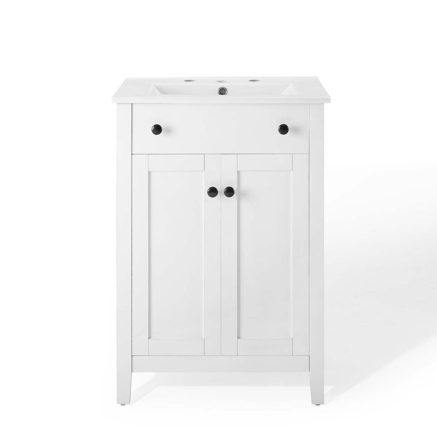 Nantucket 24" Bathroom Vanity White White EEI-4250-WHI-WHI