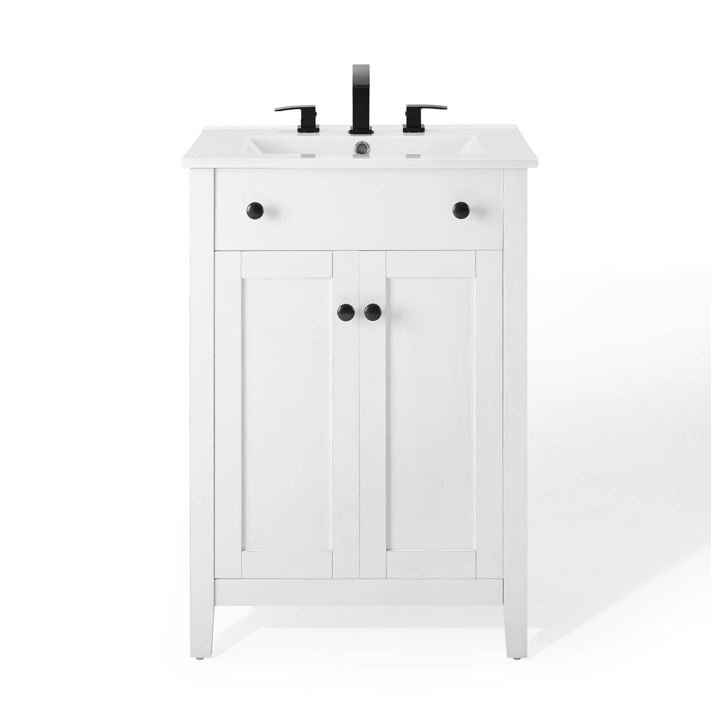 Nantucket 24" Bathroom Vanity White White EEI-4250-WHI-WHI