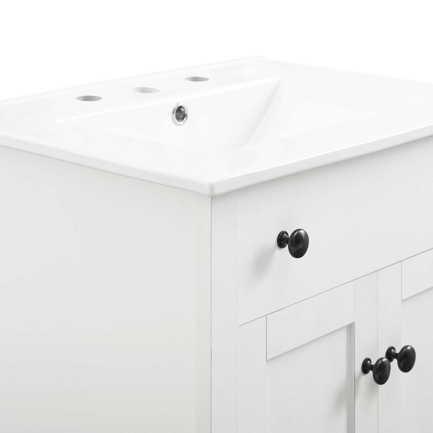 Nantucket 24" Bathroom Vanity White White EEI-4250-WHI-WHI