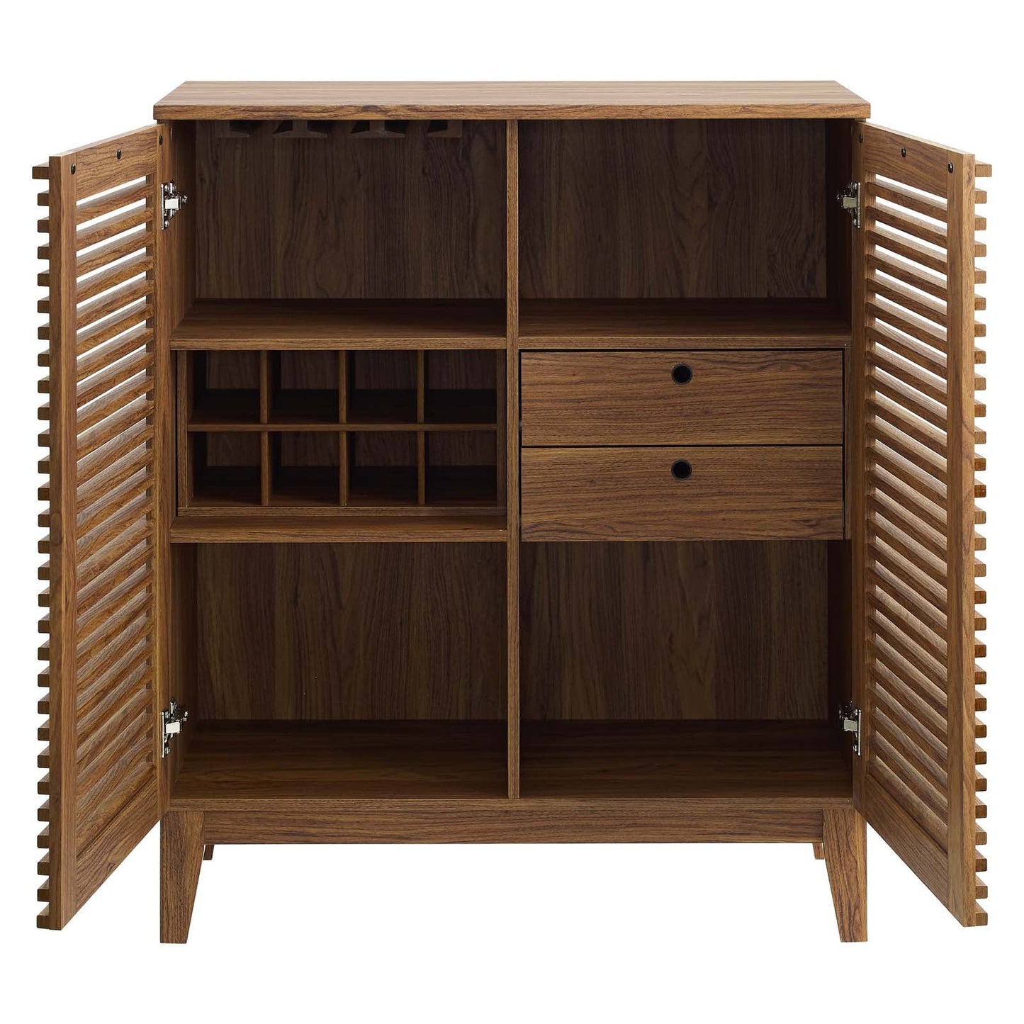 Render Bar Cabinet Walnut EEI-4311-WAL