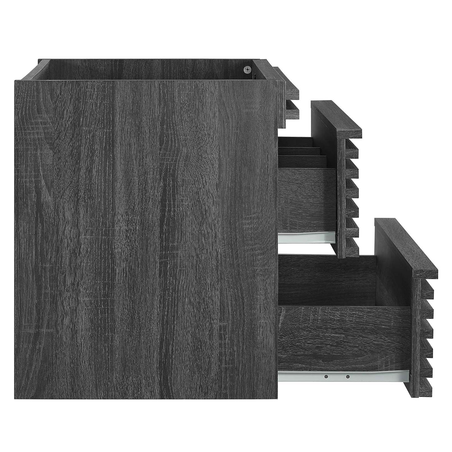 Render 24" Wall-Mount Bathroom Vanity Cabinet (Sink Basin Not Included) Charcoal EEI-4338-CHA