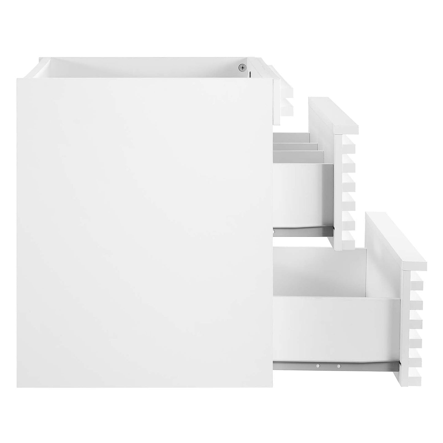 Render 24" Wall-Mount Bathroom Vanity Cabinet (Sink Basin Not Included) White EEI-4338-WHI