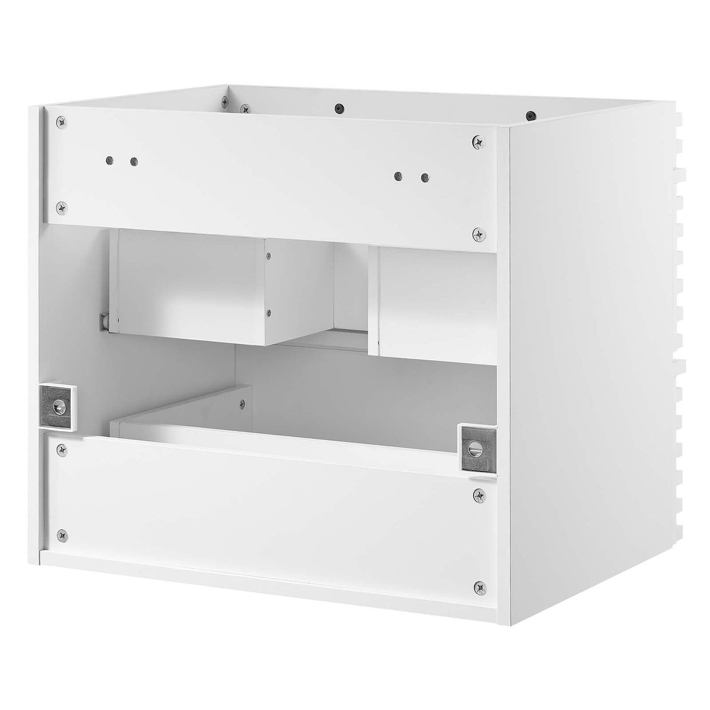 Render 24" Wall-Mount Bathroom Vanity Cabinet (Sink Basin Not Included) White EEI-4338-WHI