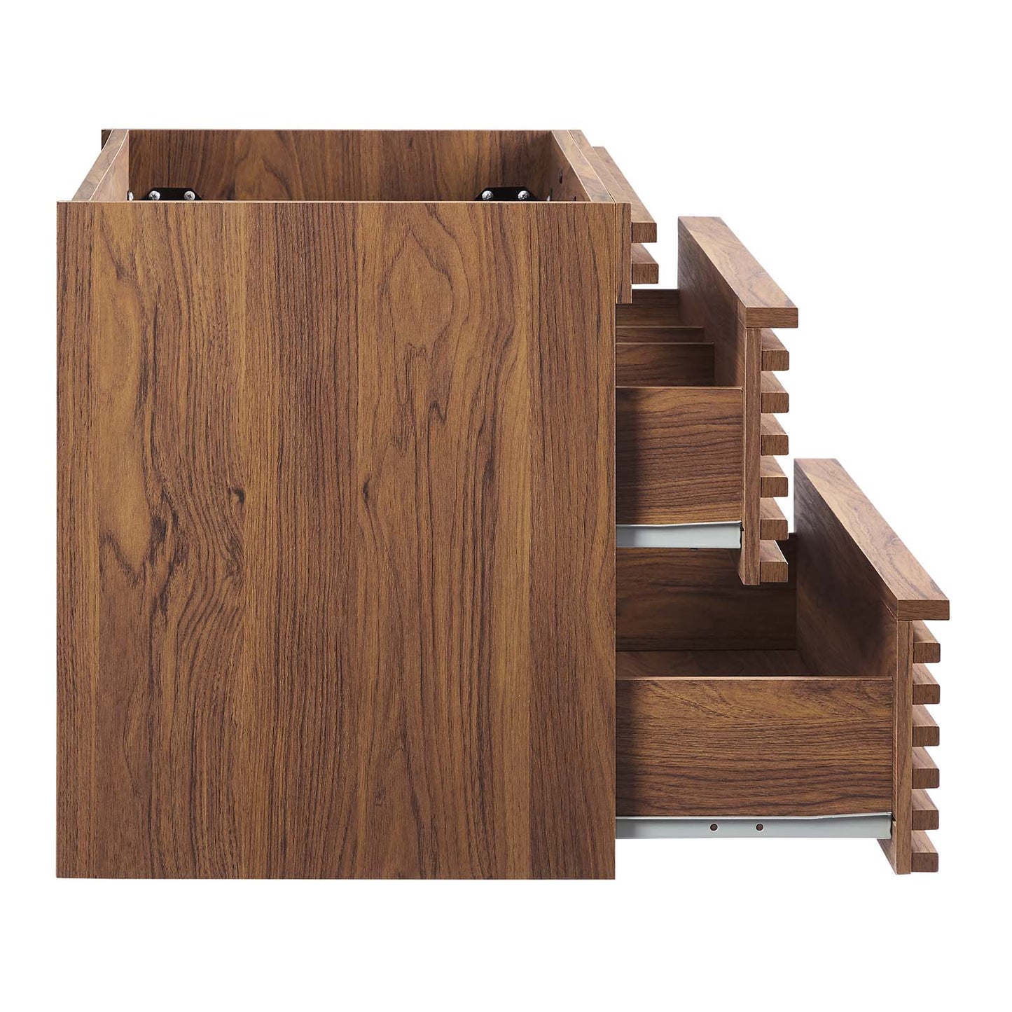 Render 36" Wall-Mount Bathroom Vanity Cabinet (Sink Basin Not Included) Walnut EEI-4339-WAL