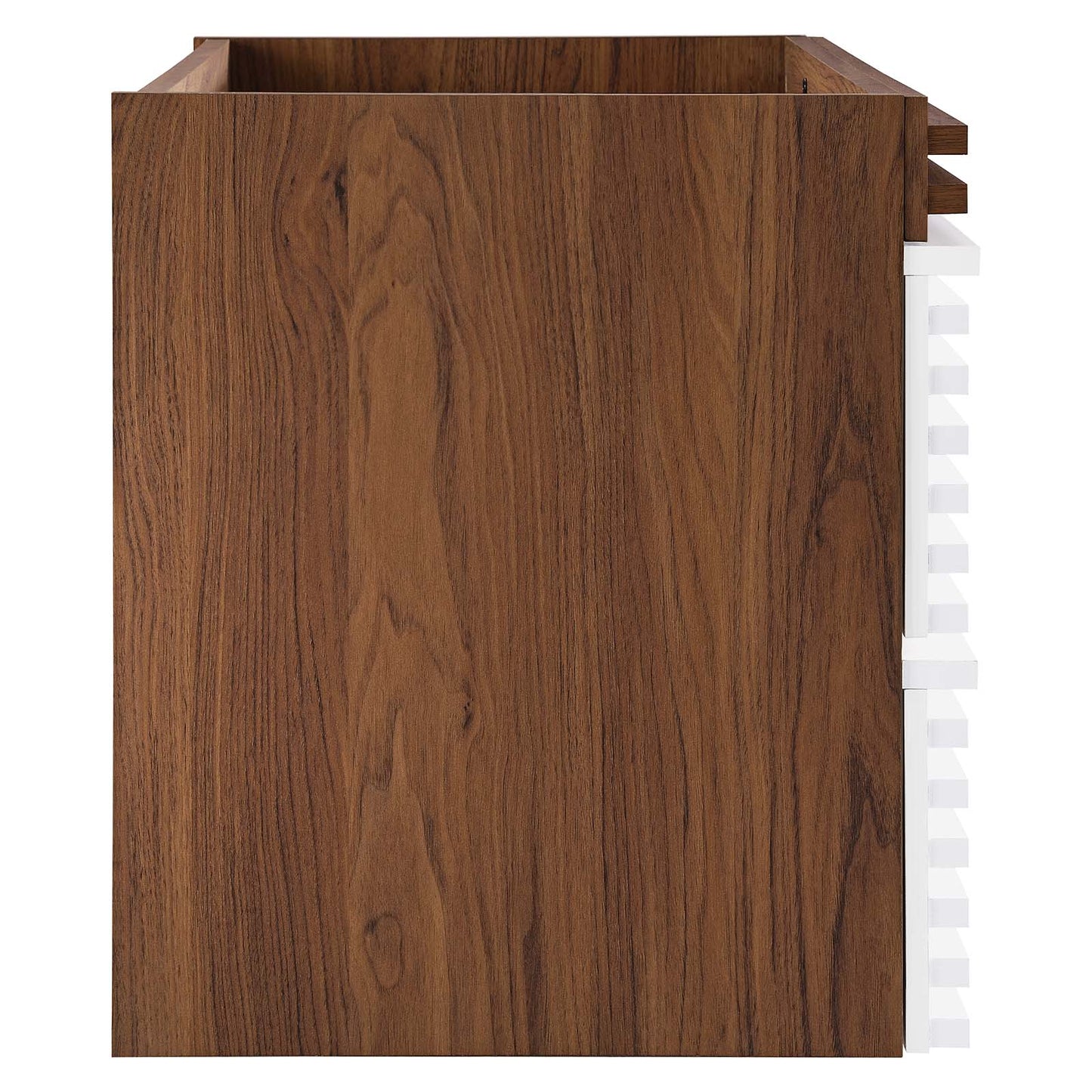 Render 36" Wall-Mount Bathroom Vanity Cabinet (Sink Basin Not Included) White Walnut EEI-4339-WHI-WAL