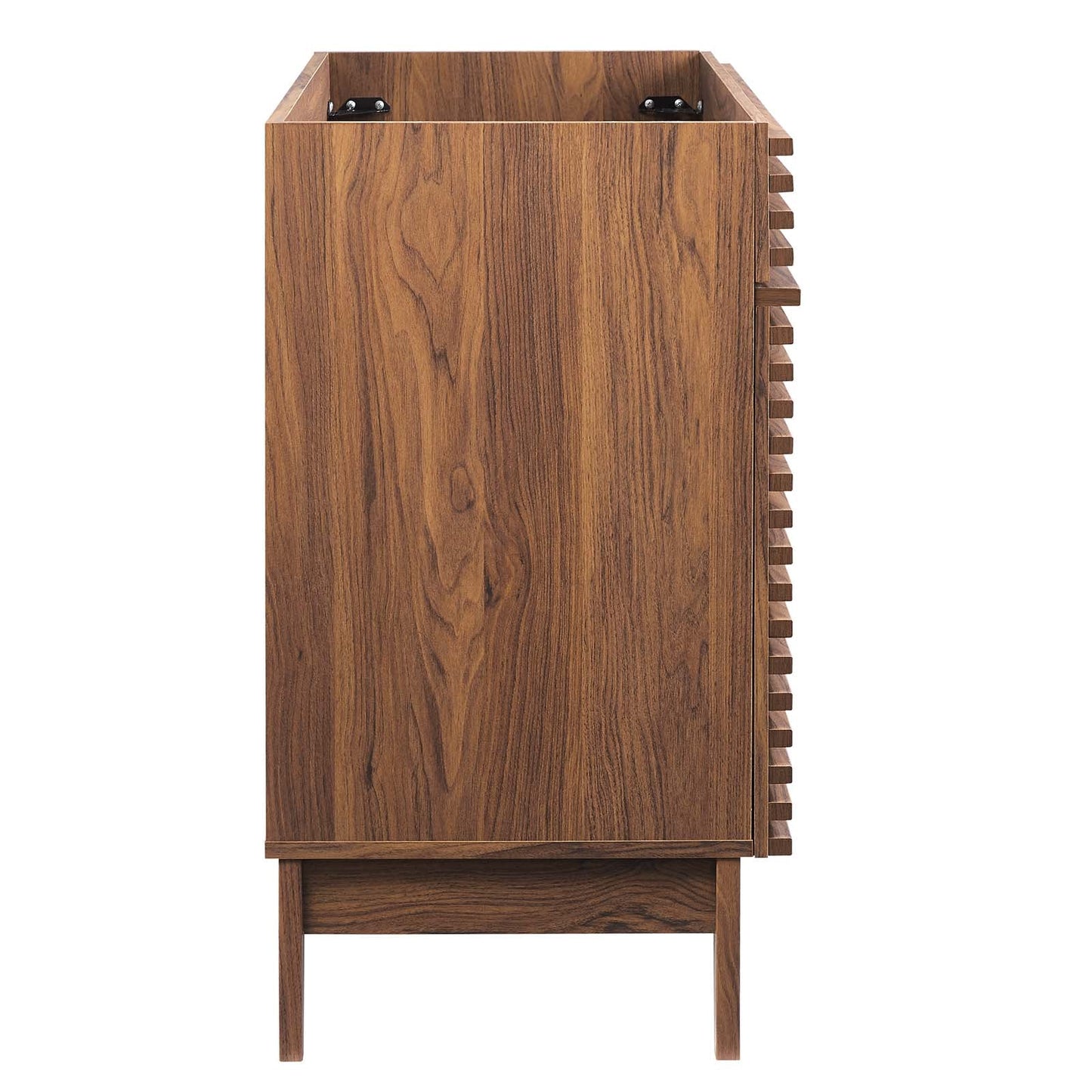 Render 48" Single Sink Compatible (not included) Bathroom Vanity Cabinet Walnut EEI-4341-WAL