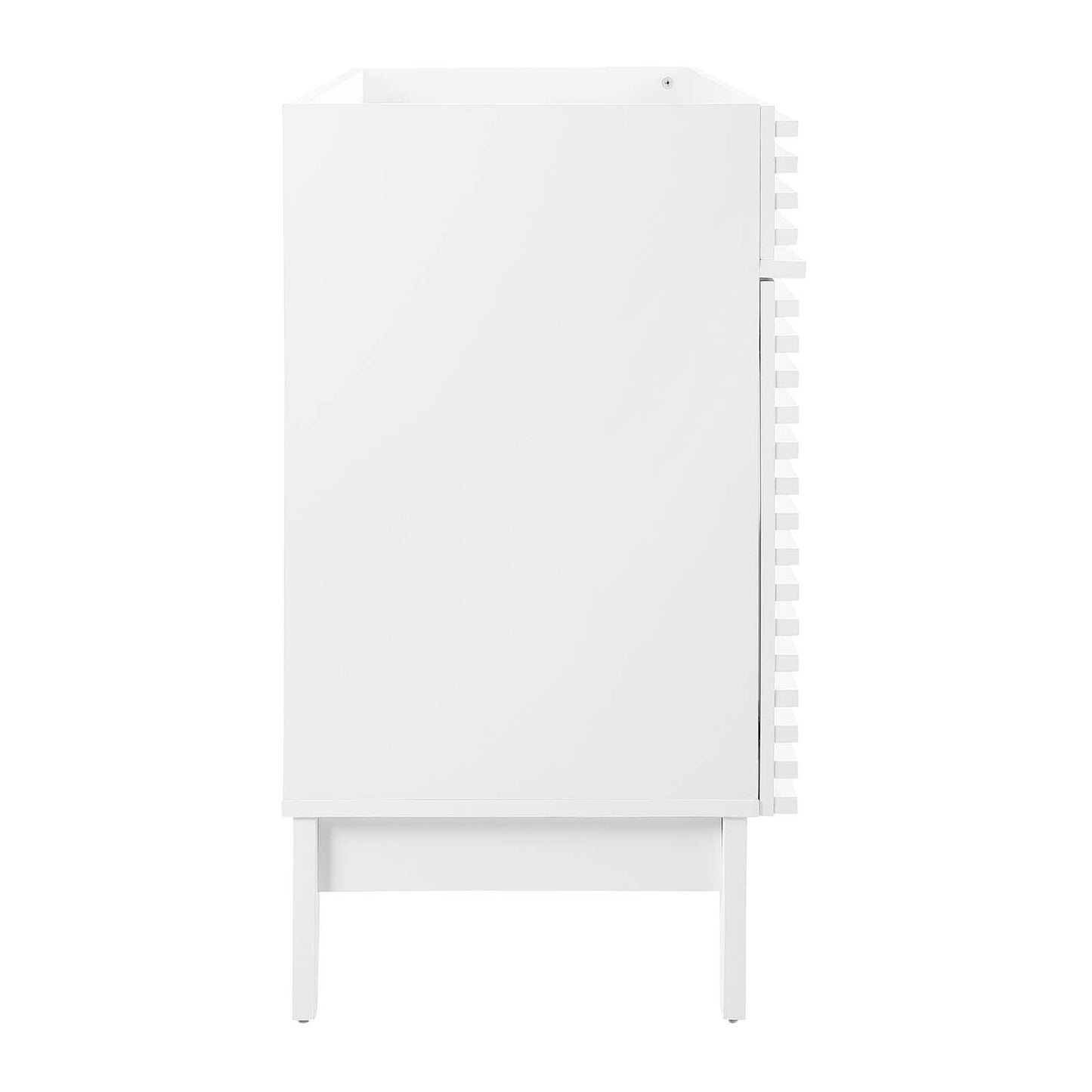 Render 48" Single Sink Compatible (not included) Bathroom Vanity Cabinet White EEI-4341-WHI