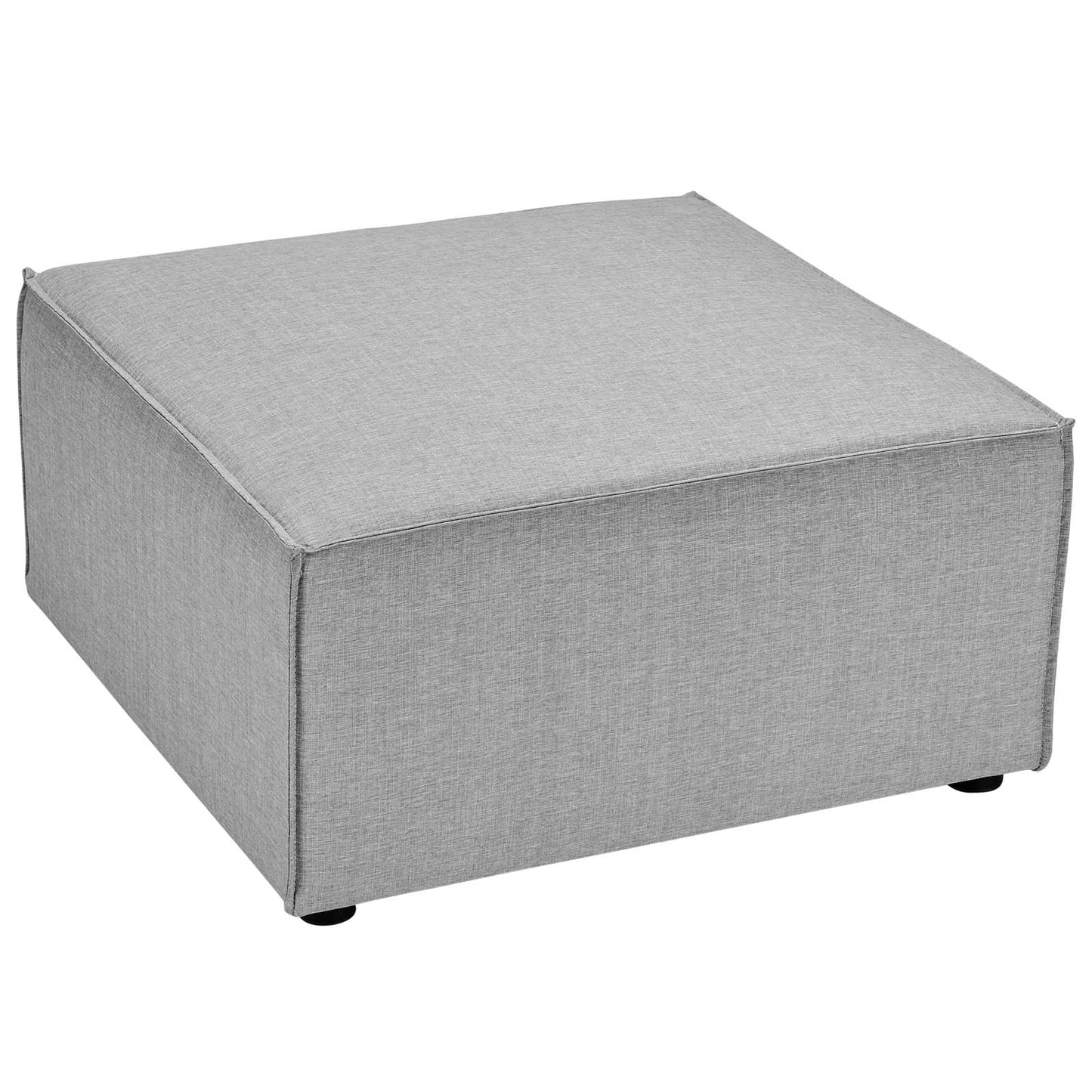 Saybrook Outdoor Patio Upholstered 4-Piece Sectional Sofa Gray EEI-4380-GRY