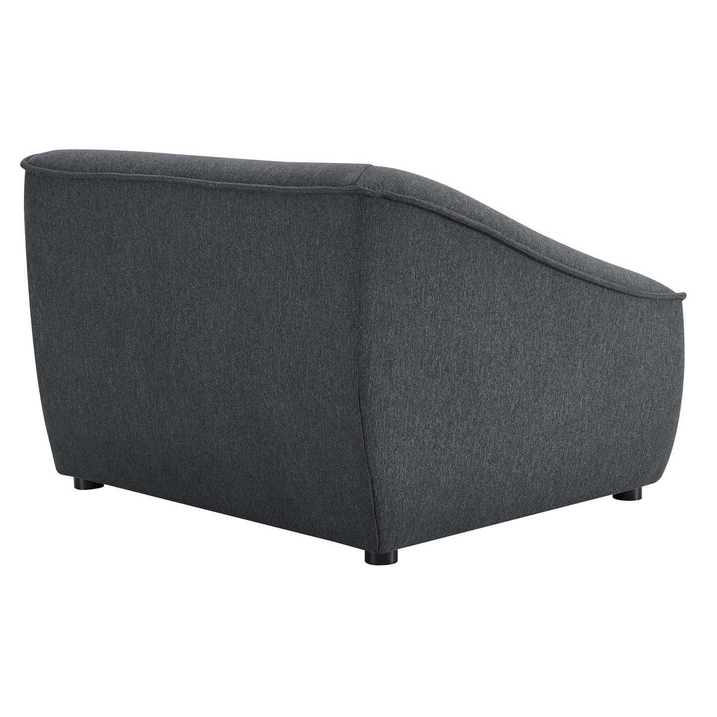 Comprise Left-Arm Sectional Sofa Chair Charcoal EEI-4415-CHA