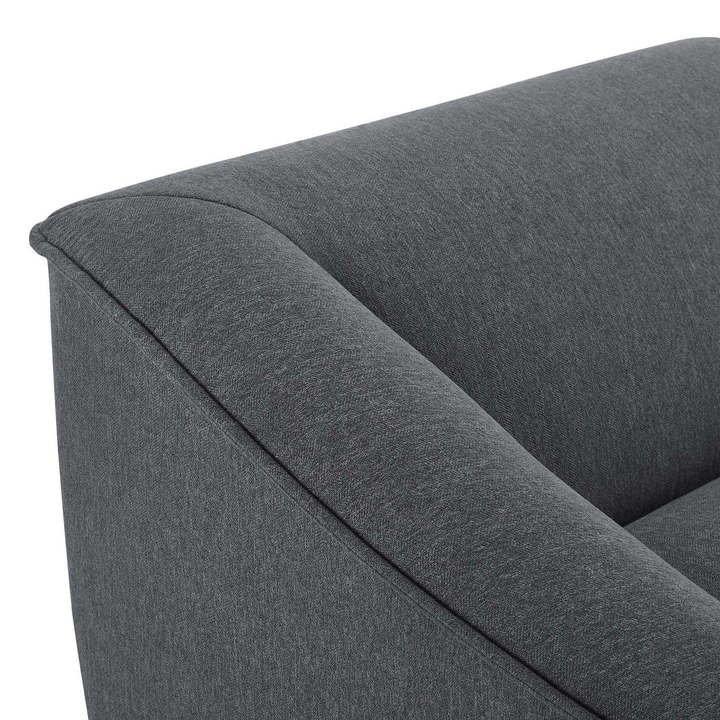 Comprise Left-Arm Sectional Sofa Chair Charcoal EEI-4415-CHA