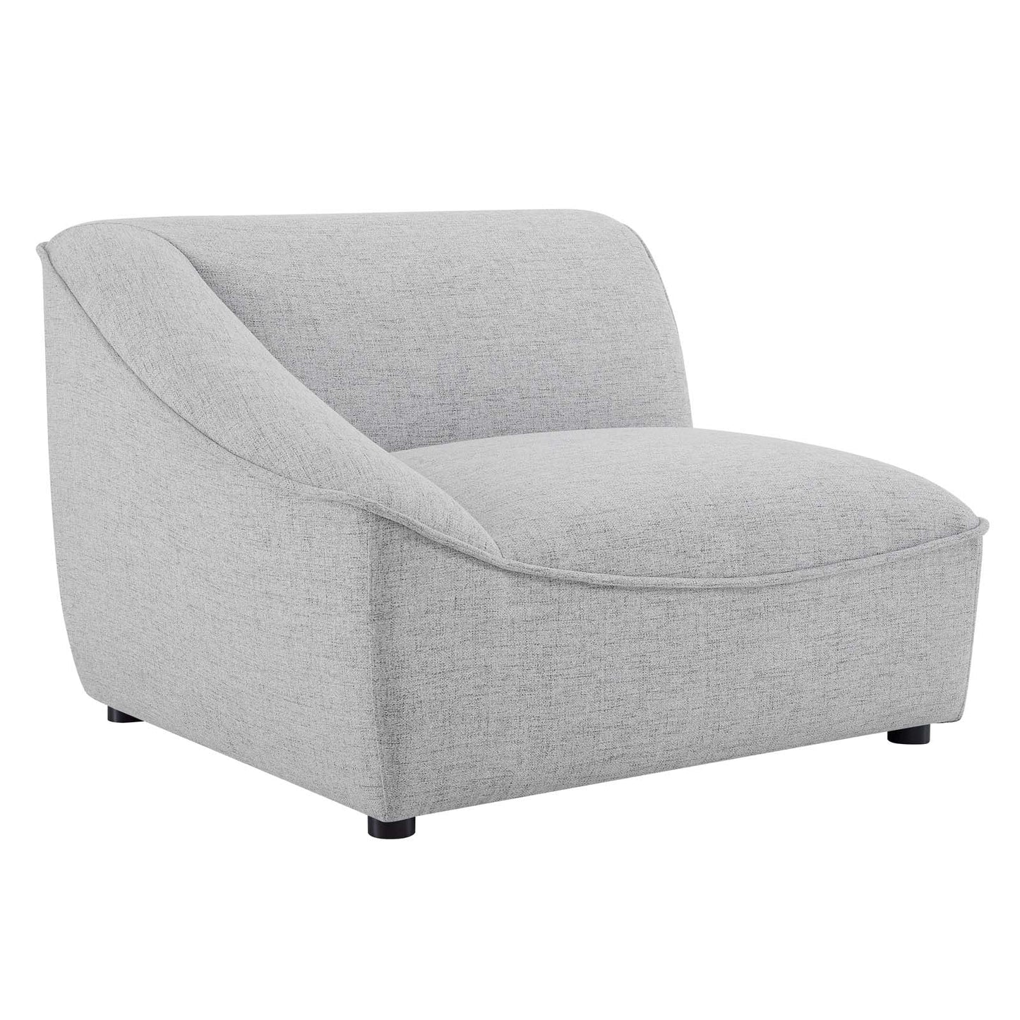 Comprise Left-Arm Sectional Sofa Chair Light Gray EEI-4415-LGR